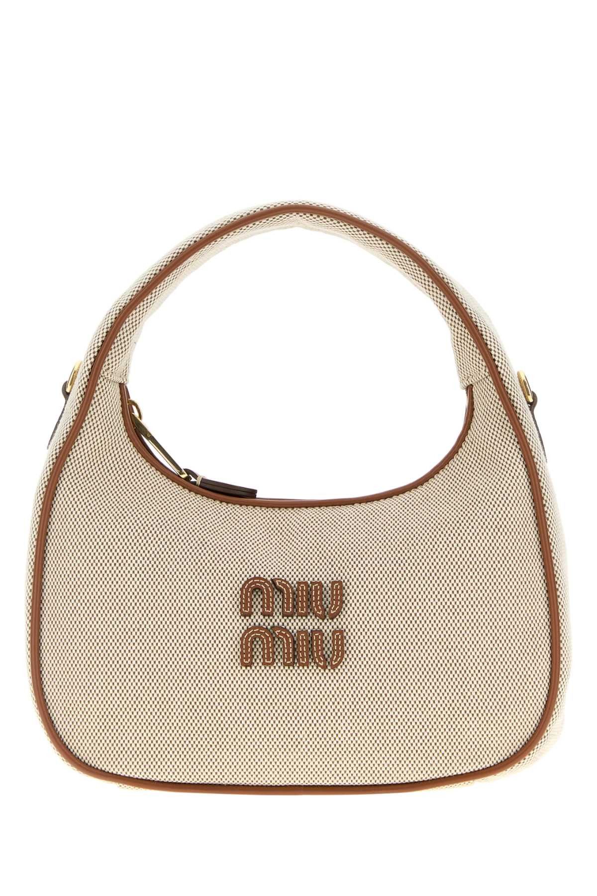Miu Miu Two-Tone Canvas Handbag Size ONE SIZE - 1 Thumbnail