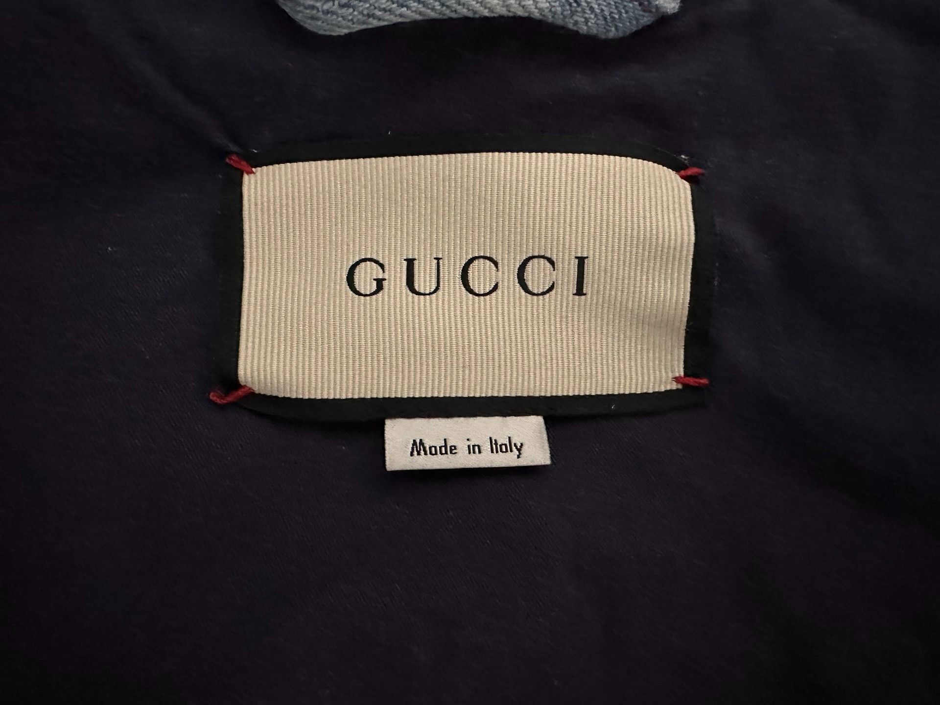 Gucci Gucci Li Yuchun's same heavy industry denim fashion jacket Size US XXS / EU 40 - 4 Thumbnail