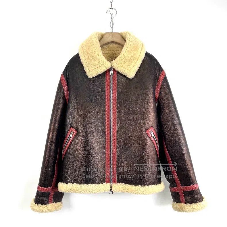 Louis Vuitton Louis Vuitton Black and red python fur one-piece jacket Size US L / EU 52-54 / 3 - 1 Thumbnail