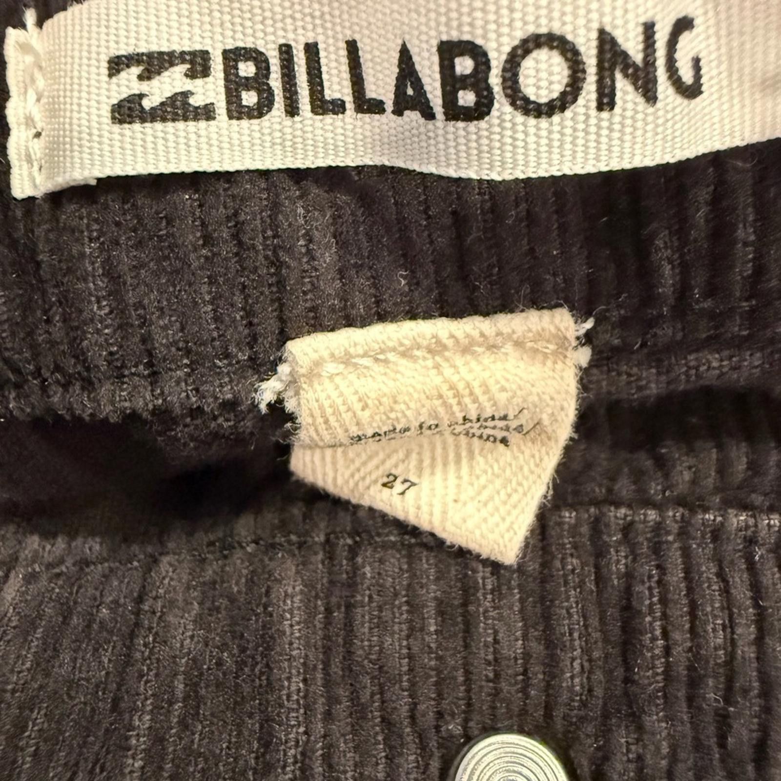 Billabong Billabong black cotton corduroy mini skirt SZ 27” Size 30" / US 8 / IT 44 - 7 Thumbnail
