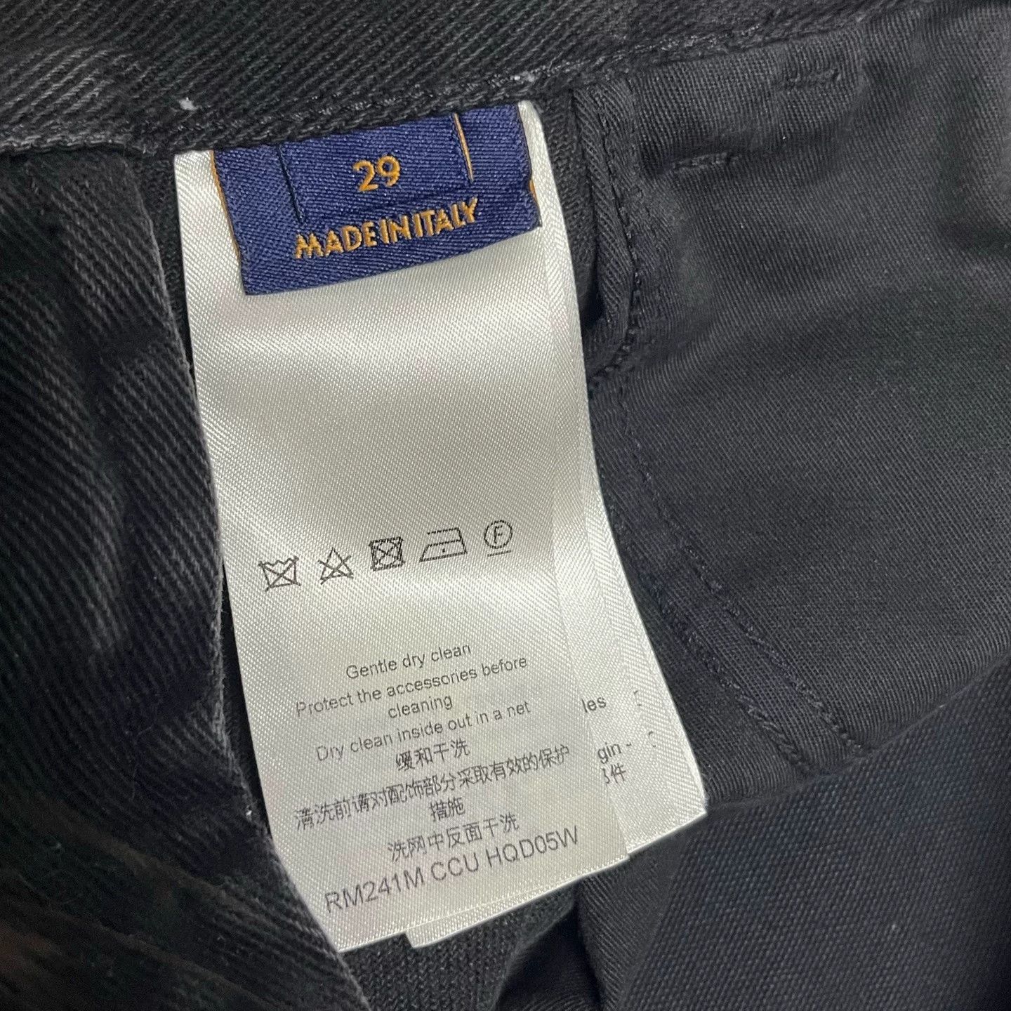 Louis Vuitton Louis Vuitton Black Distressed Casual Jeans Size US 29 - 4 Thumbnail