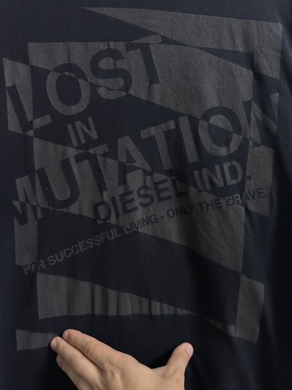 Diesel Rare T-Shirt Diesel Industry Lost In Mutation Luxury Size US S / EU 44-46 / 1 - 2 Thumbnail