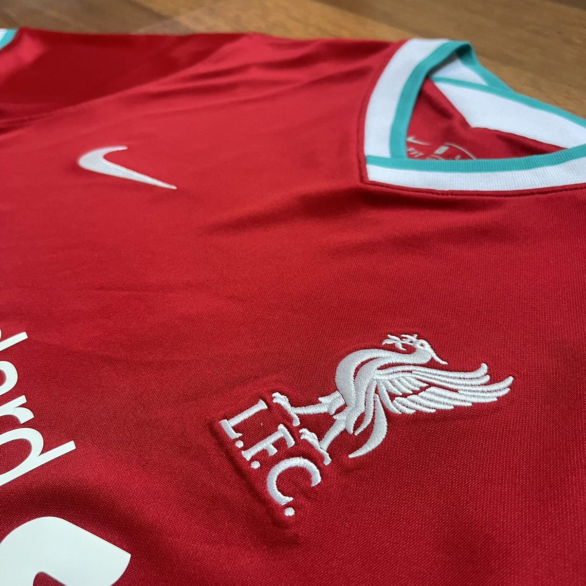 Nike LIVERPOOL NIKE 2020/2021 FOOTBALL HOME JERSEY #4 VIRGIL Size US L / EU 52-54 / 3 - 5 Thumbnail