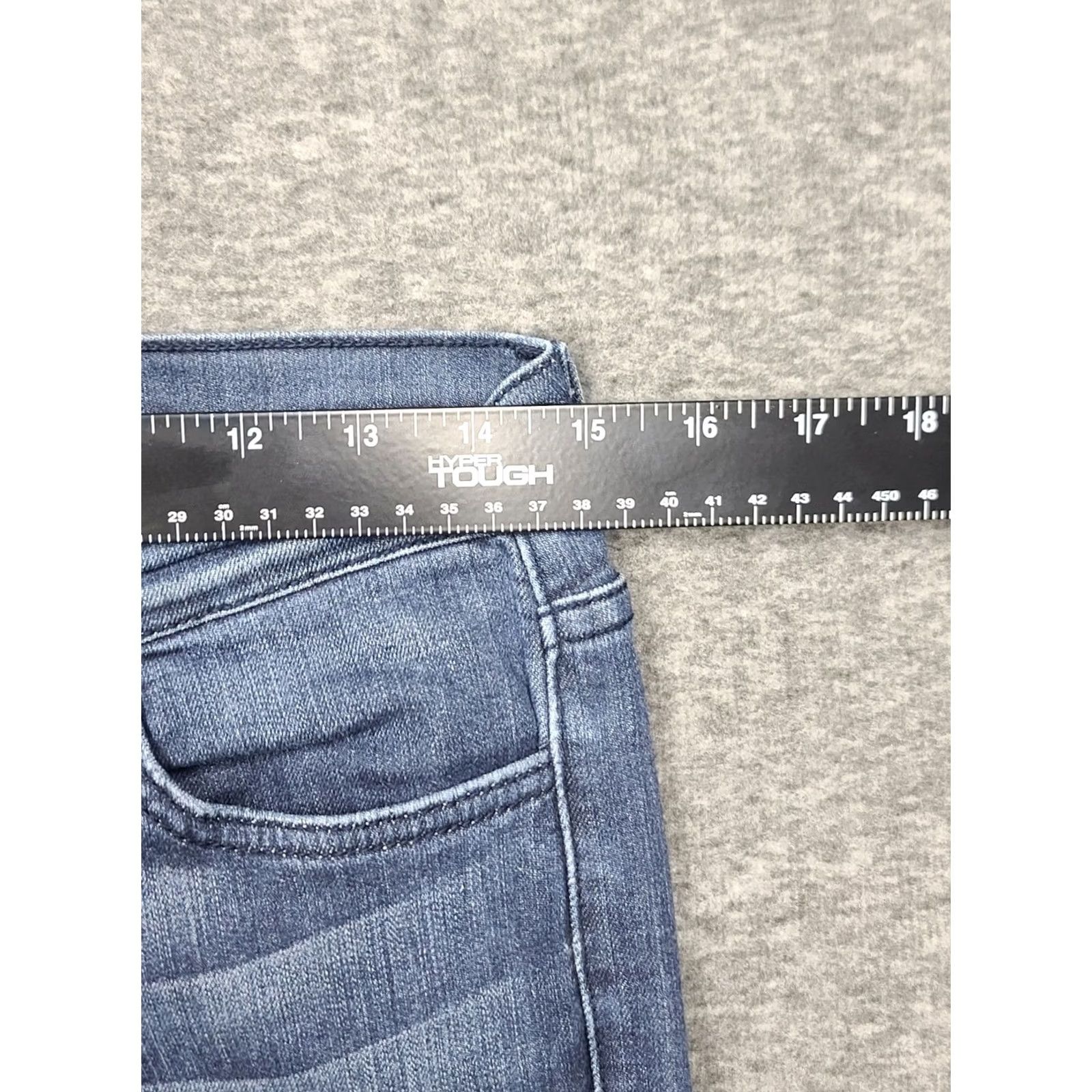 Denime Judy Blue Jeans Women 9 Flare Leg Mid Rise Denim Casual Blue Trouser 5-Pocket Size 30" / US 8 / IT 44 - 6 Thumbnail