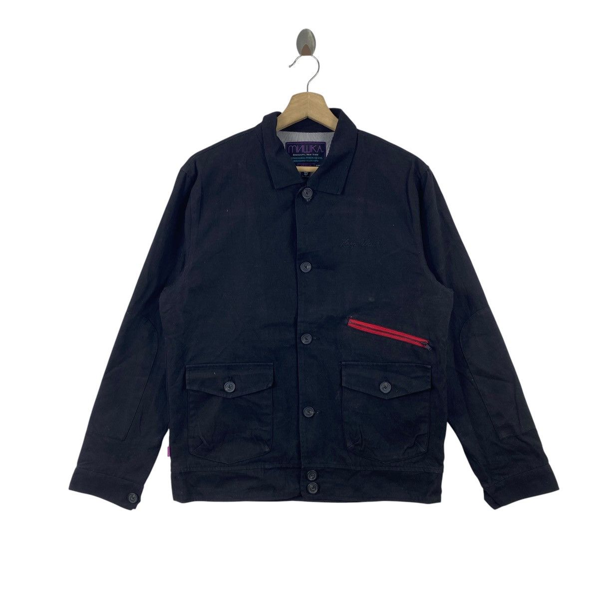 Vintage Vintage MILK A BROOKLYN Chore Work Jacket Zip Pocket Size US M / EU 48-50 / 2 - 3 Thumbnail