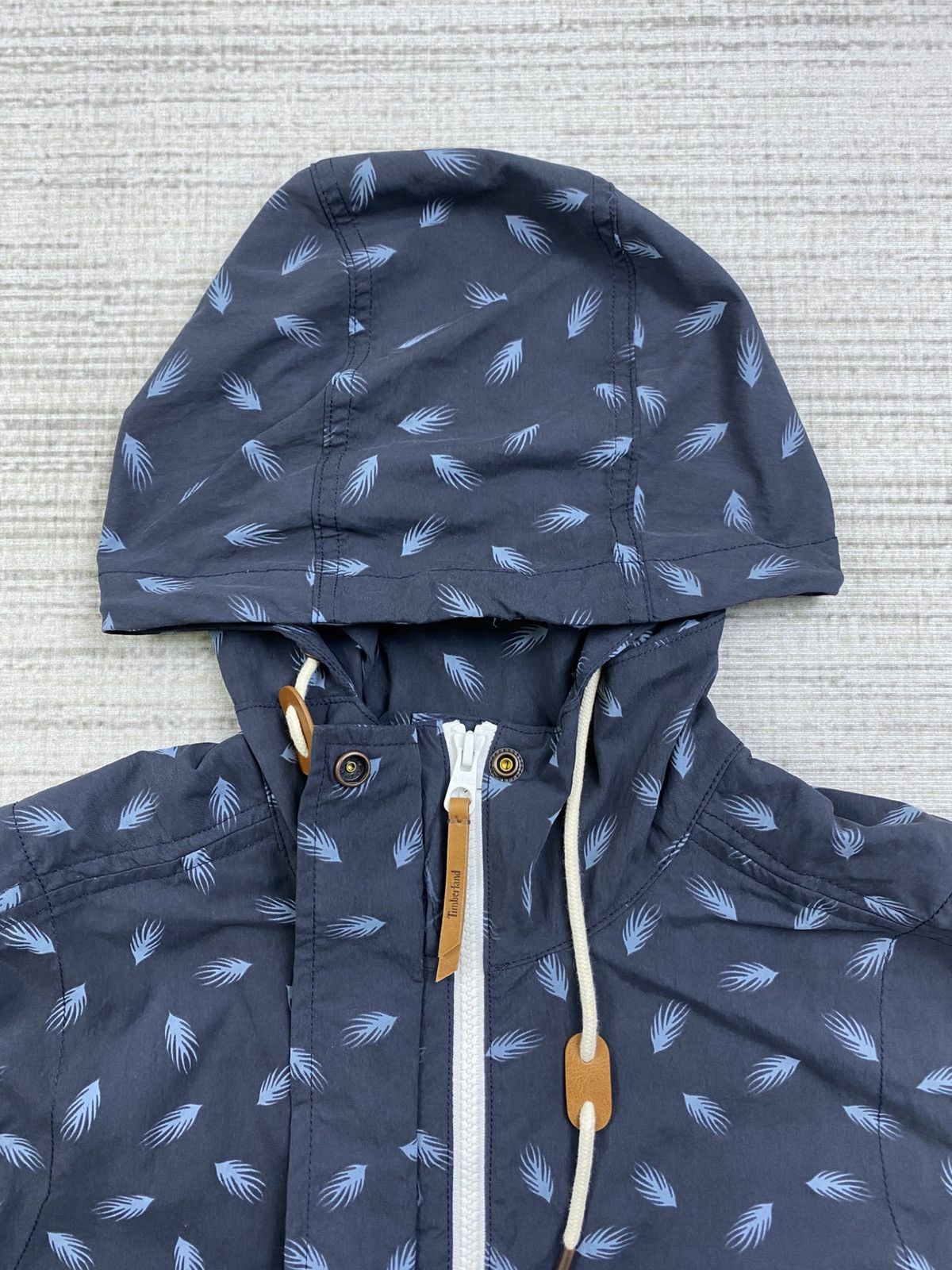 Timberland × Vintage Vintage Timberland Full Printed Long Jacket Hoodie Size US M / EU 48-50 / 2 - 8 Thumbnail