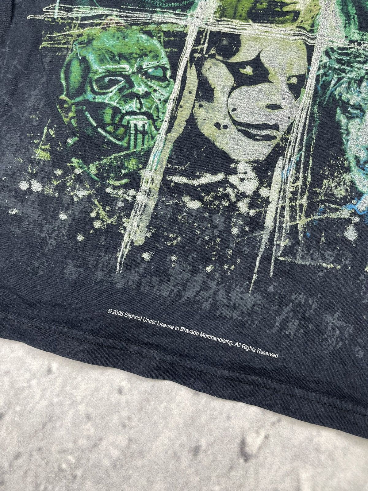 Band Tees × Slipknot × Vintage Slipknot 2008 License tee vintage Size US M / EU 48-50 / 2 - 3 Thumbnail