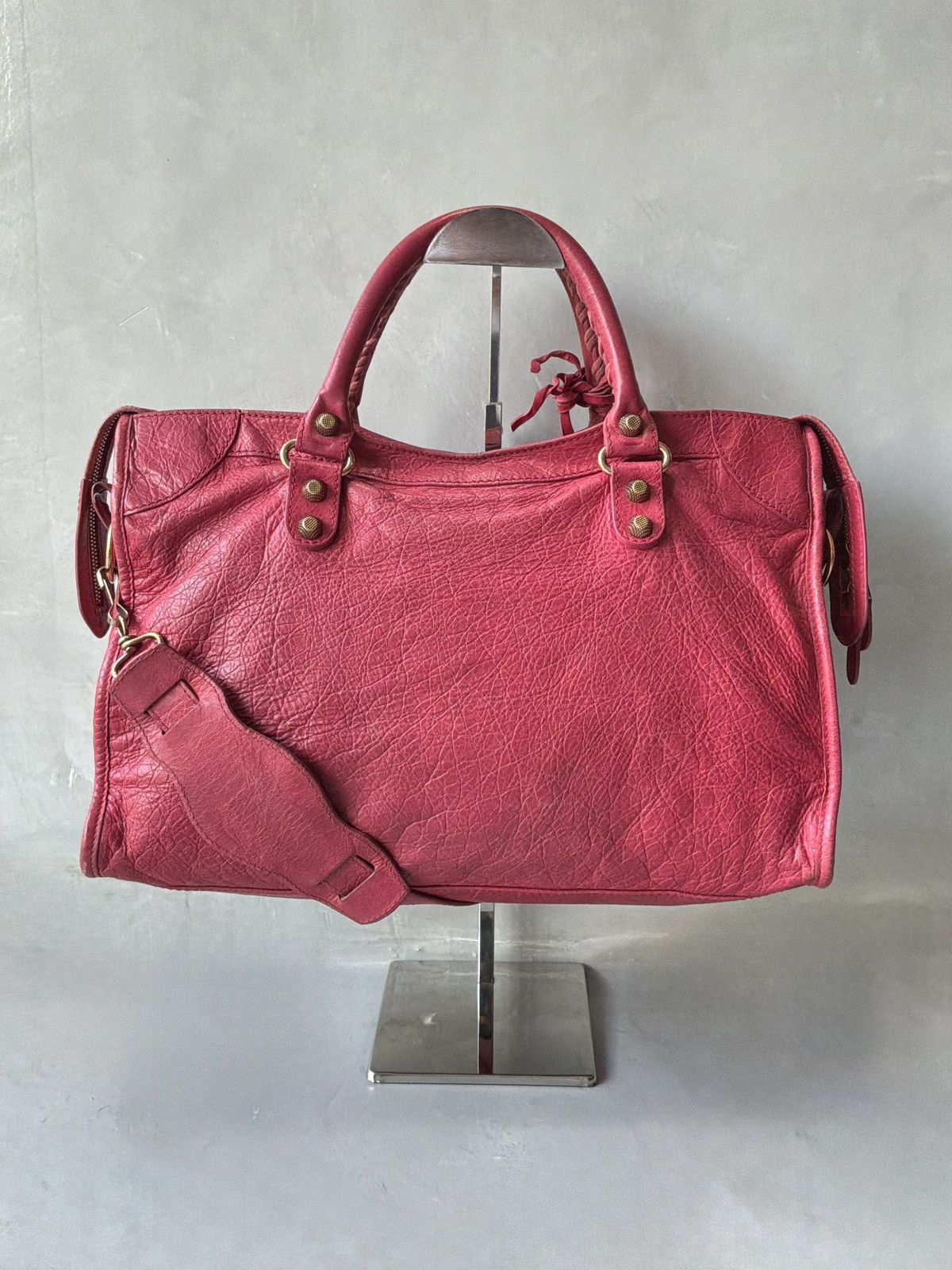 Balenciaga Balenciaga - Classic City Pink Lambskin Bag Size ONE SIZE - 2 Thumbnail