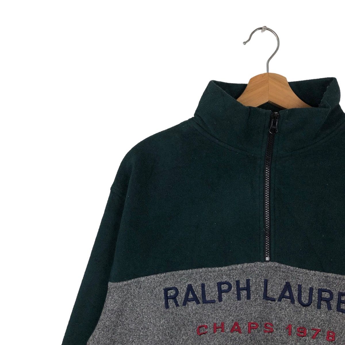 Chaps Ralph Lauren VINTAGE FLEECE JACKET ANORAK CHAPS RALPH LAUREN BIG LOGO Size US M / EU 48-50 / 2 - 6 Thumbnail