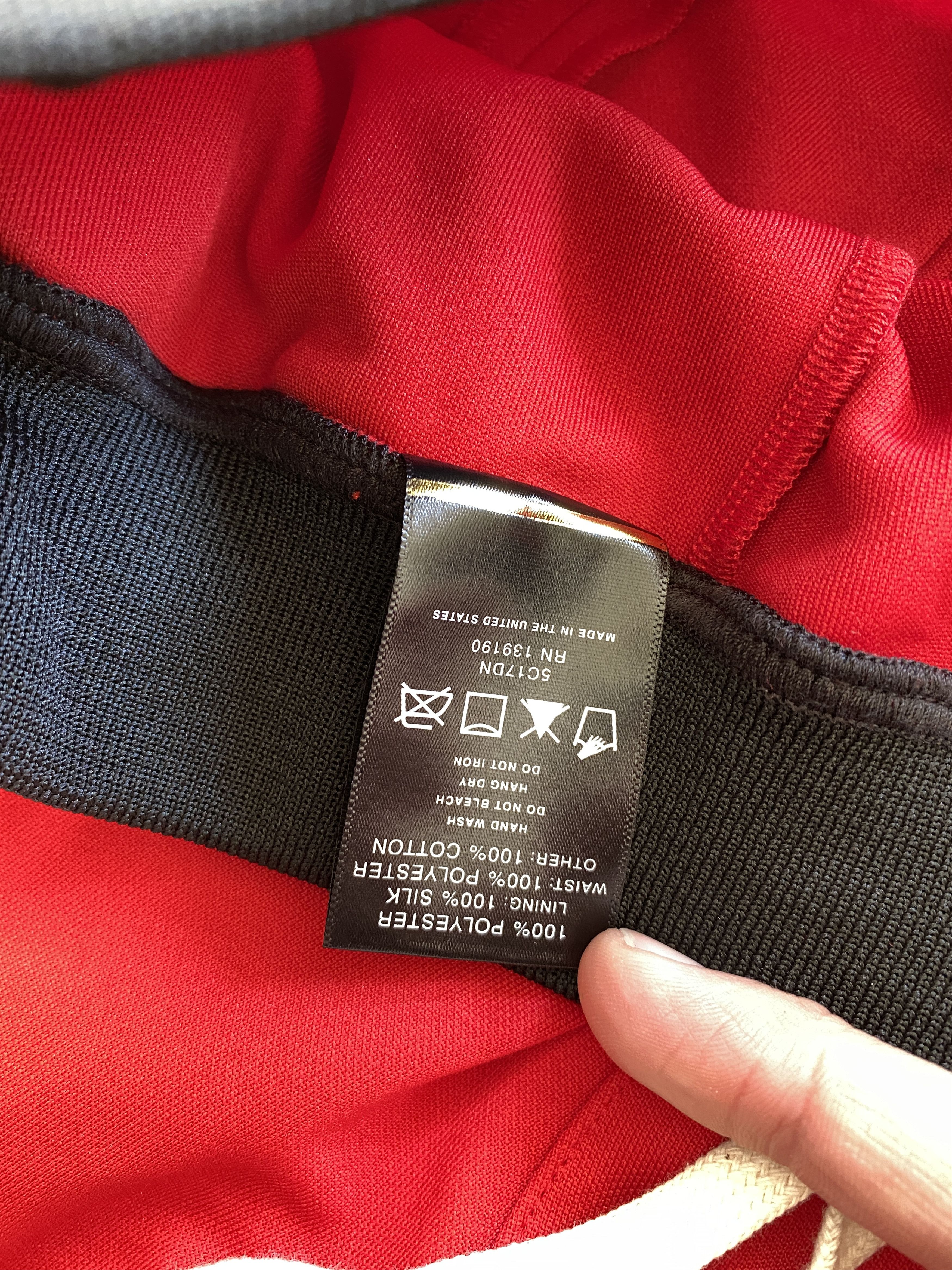 Fear of God FEAR OF GOD Track Pants Stripe Sweat Motocross Red MED FOG Size US 31 - 5 Thumbnail