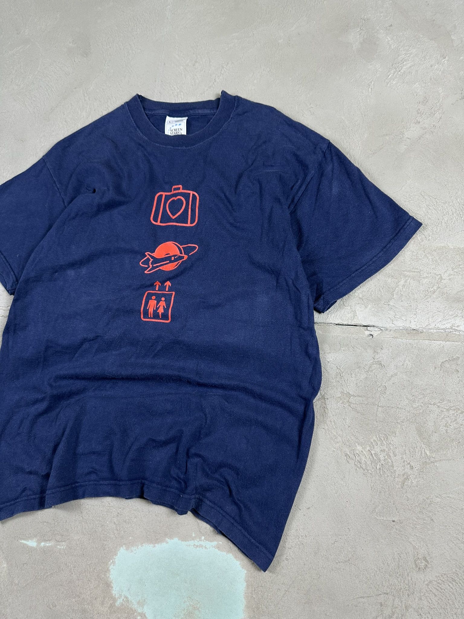 Band Tees × Vintage 2001 U2 Elevation Tour Rock Band Promo T-shirt Size US L / EU 52-54 / 3 - 5 Thumbnail