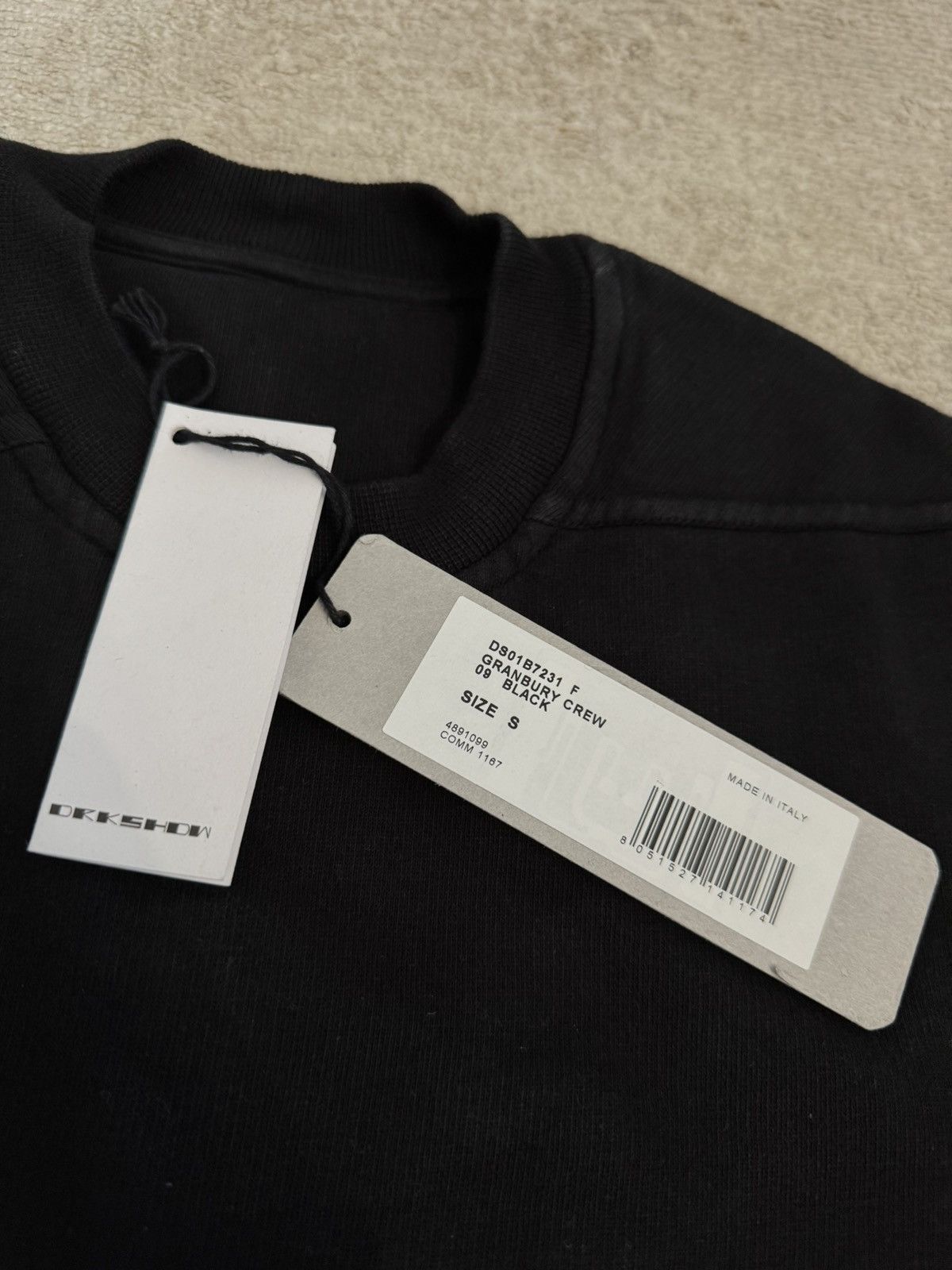 Rick Owens Drkshdw Rick Owens Drkshdw Granbury Crewneck Size S / US 4 / IT 40 - 3 Thumbnail