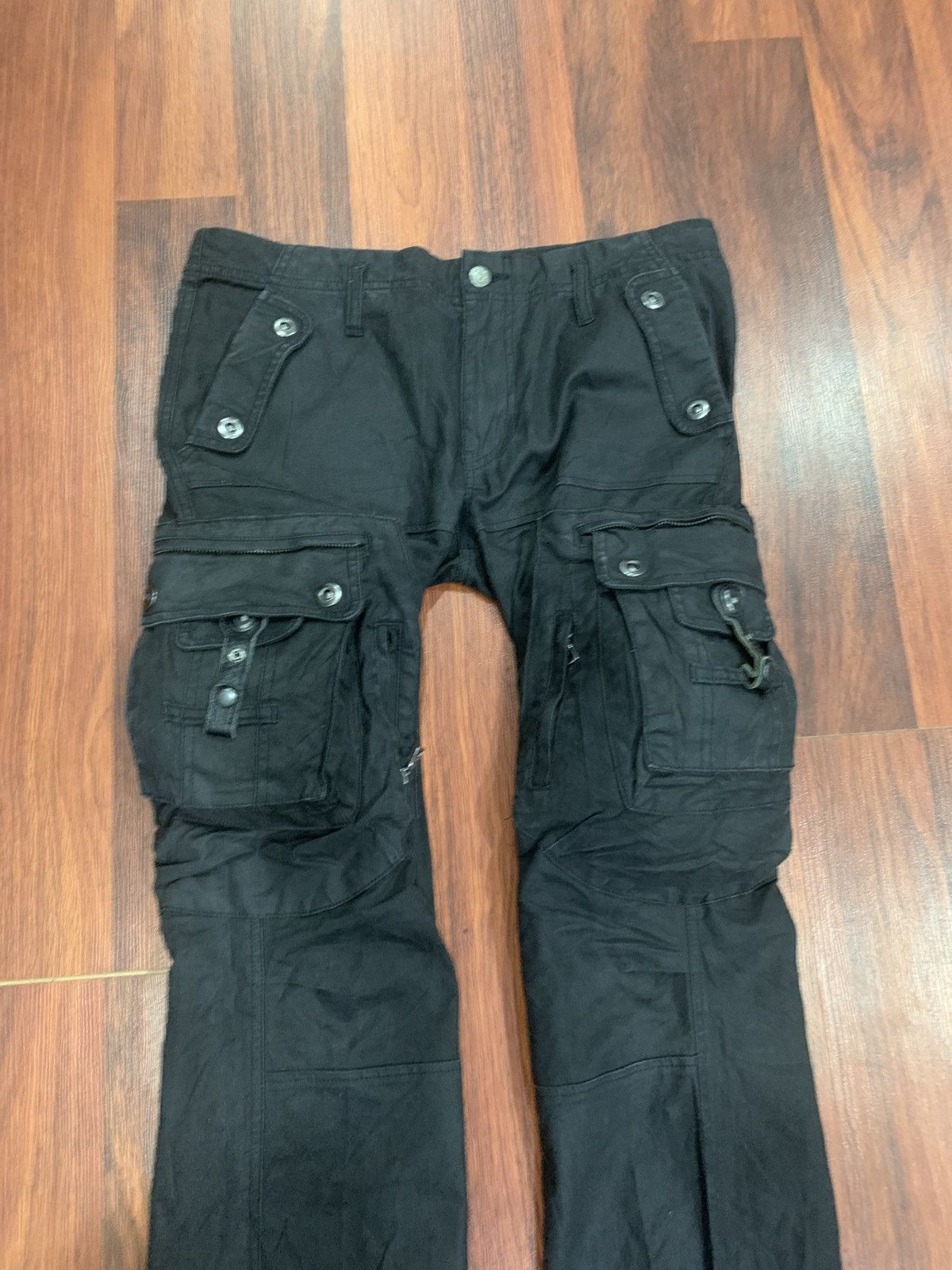 Tornado Mart Tornado Mart Waxed Cargo Pants Size US 34 / EU 50 - 6 Thumbnail