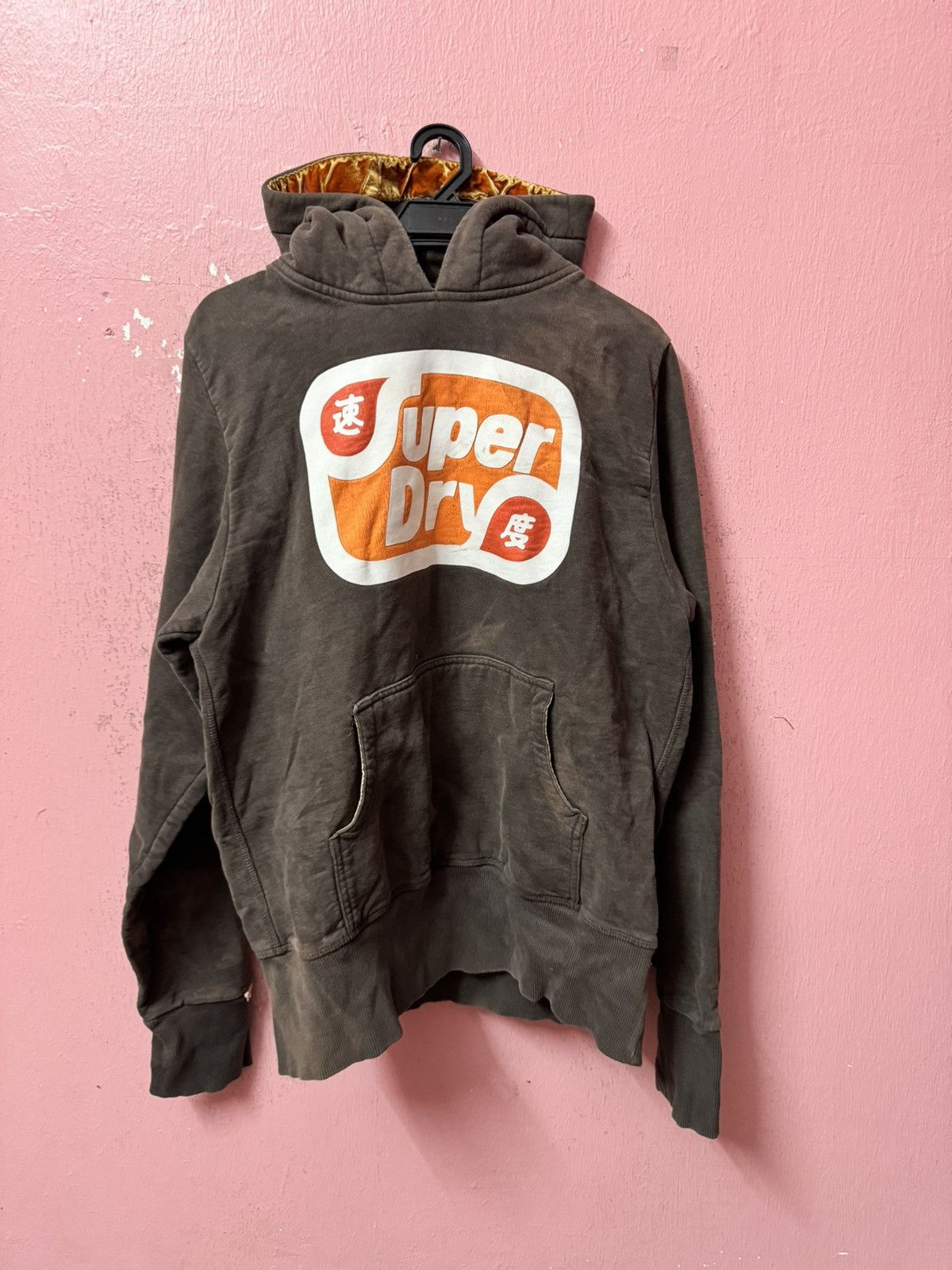 image of Superdry Hoodie in Brown, Men's (Size Large)