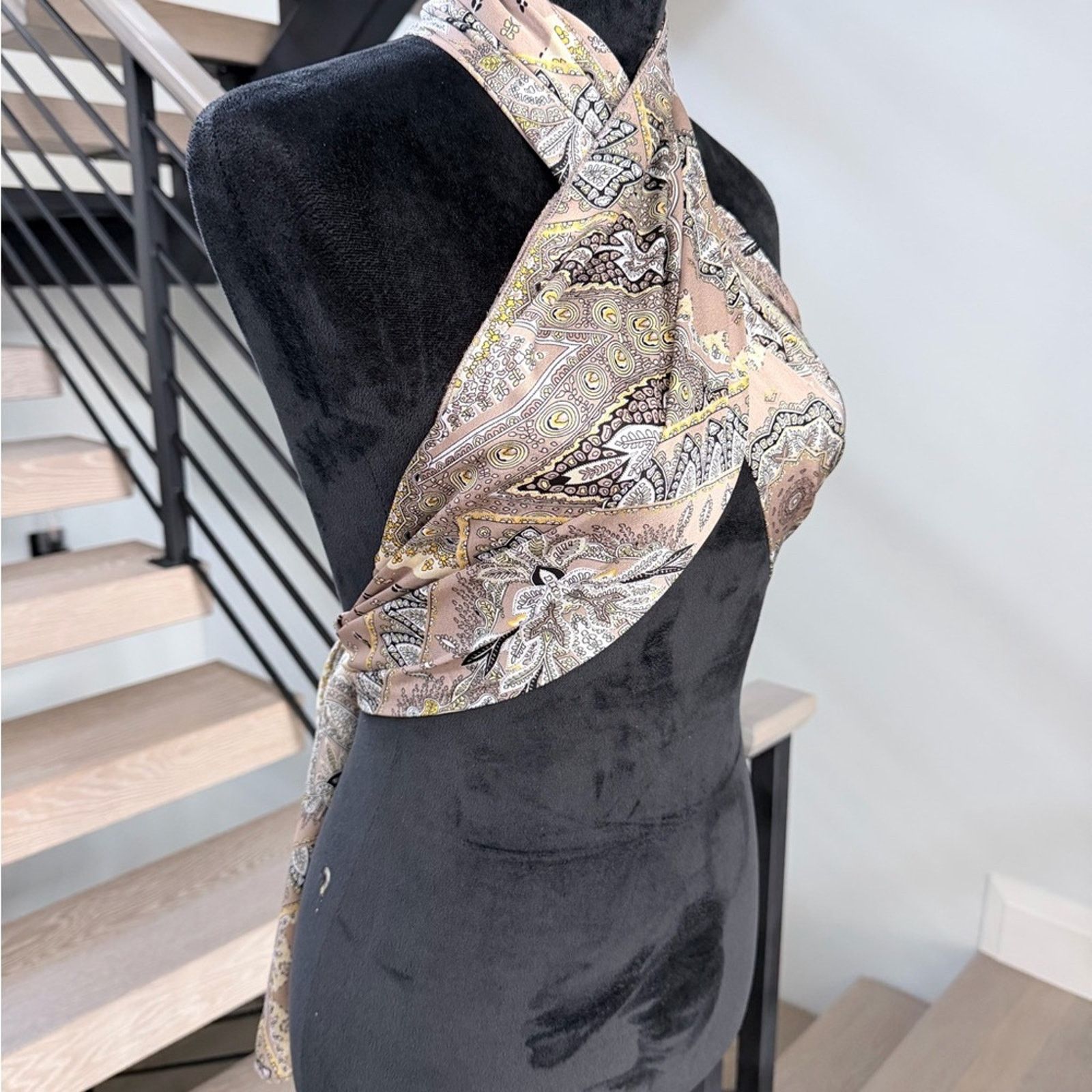 Other New Boho Y2K Bandana Paisley Print Scarf Top one size Size ONE SIZE - 5 Thumbnail
