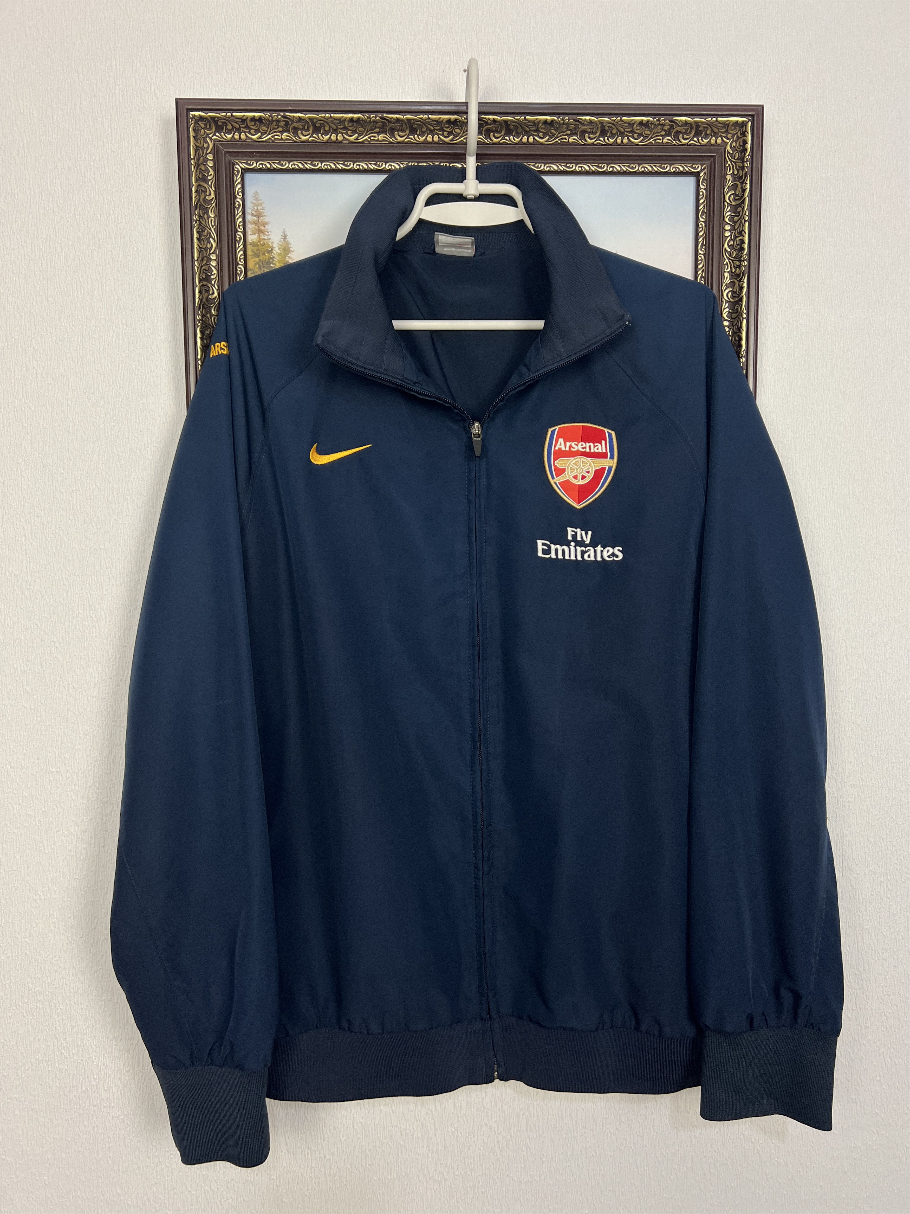 Nike Vintage Arsenal Football Jacket Soccer Track Top Gunners Zip Size US L / EU 52-54 / 3 - 1 Thumbnail
