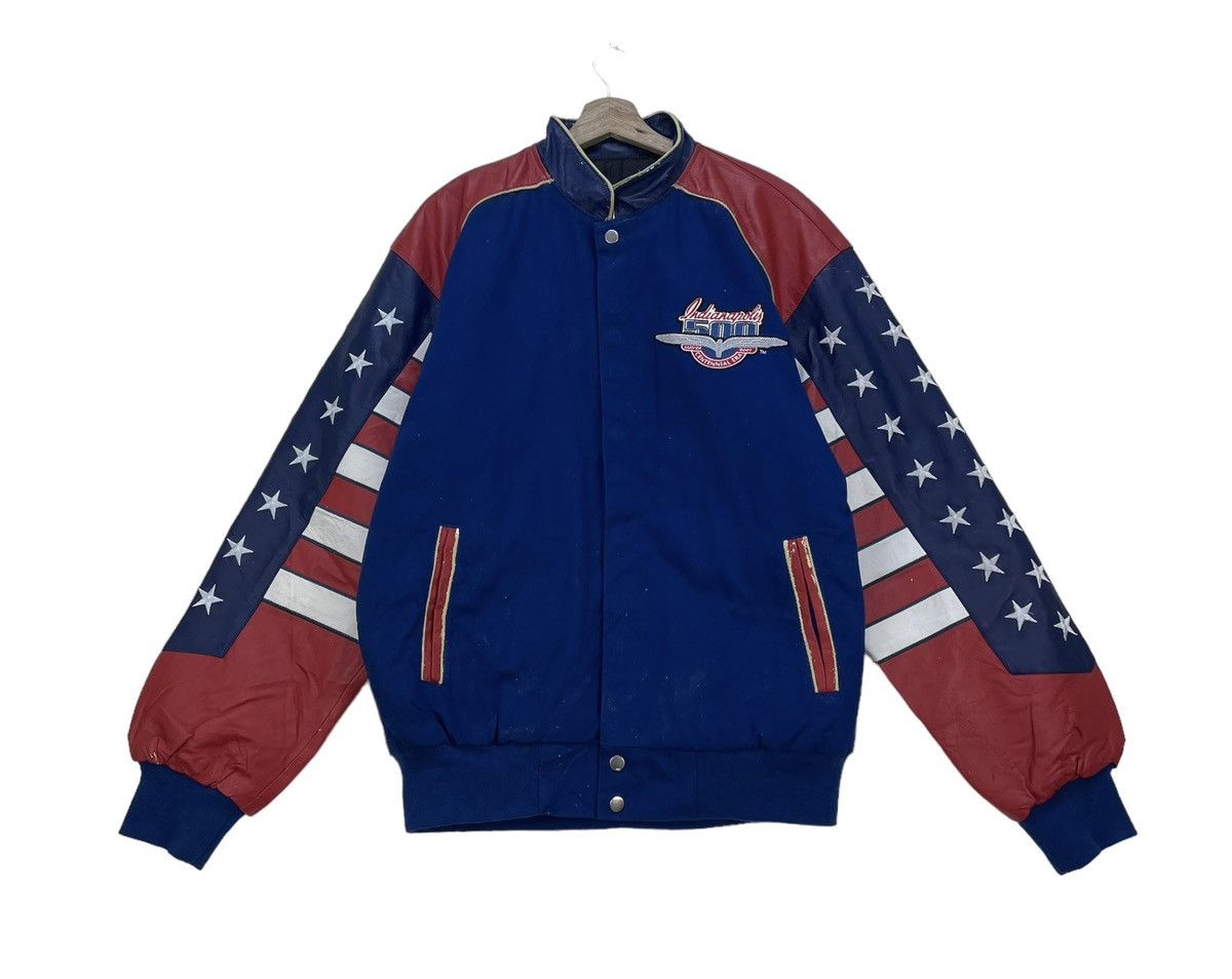 Other 🔥Limited Edition Genuine Leather Indianapolis America Flag Size US M / EU 48-50 / 2 - 1 Thumbnail