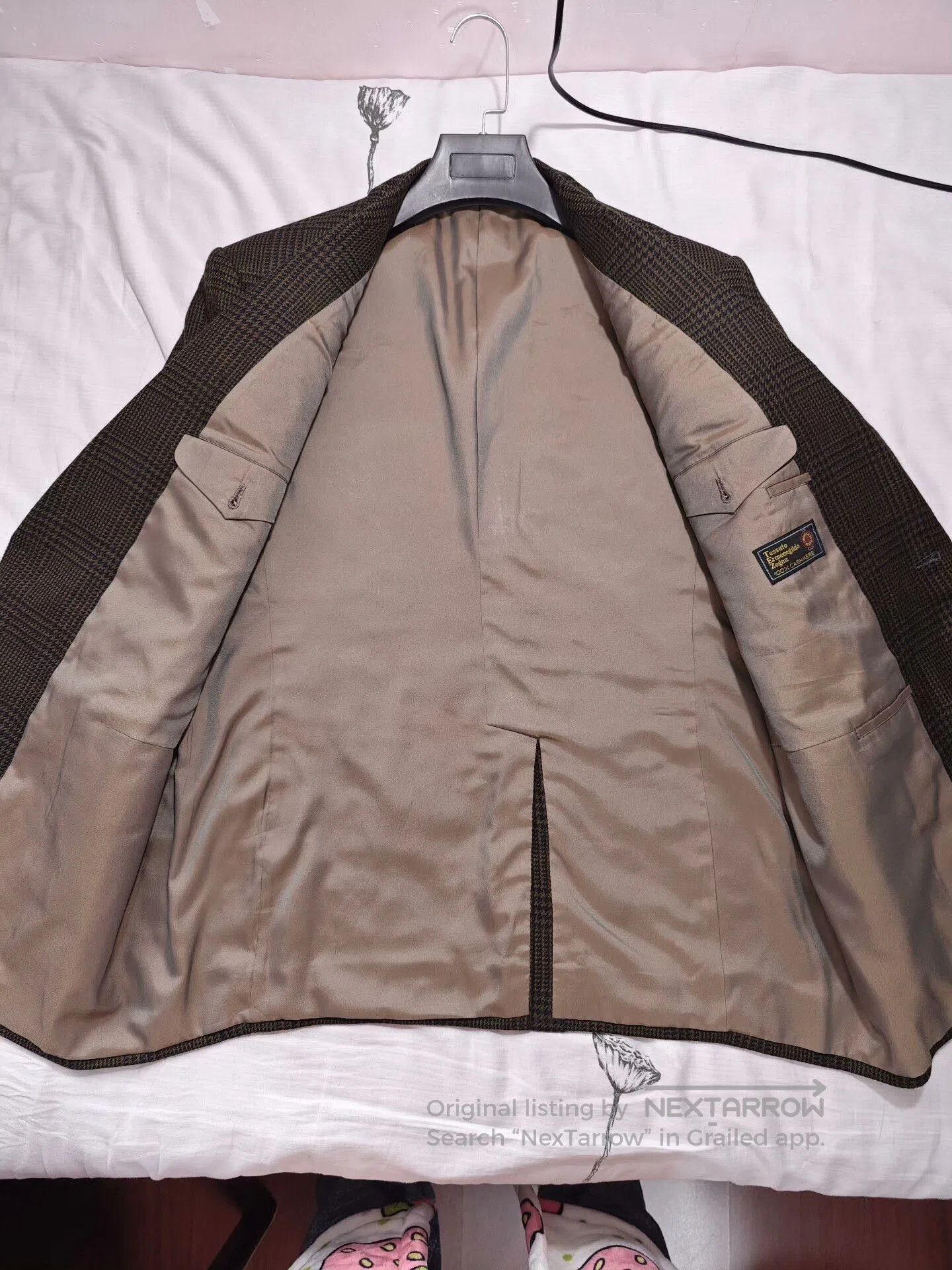 Ermenegildo Zegna Custom Zegna Cashmere-Mix Suit Jacket. Size US L / EU 52-54 / 3 - 6 Thumbnail