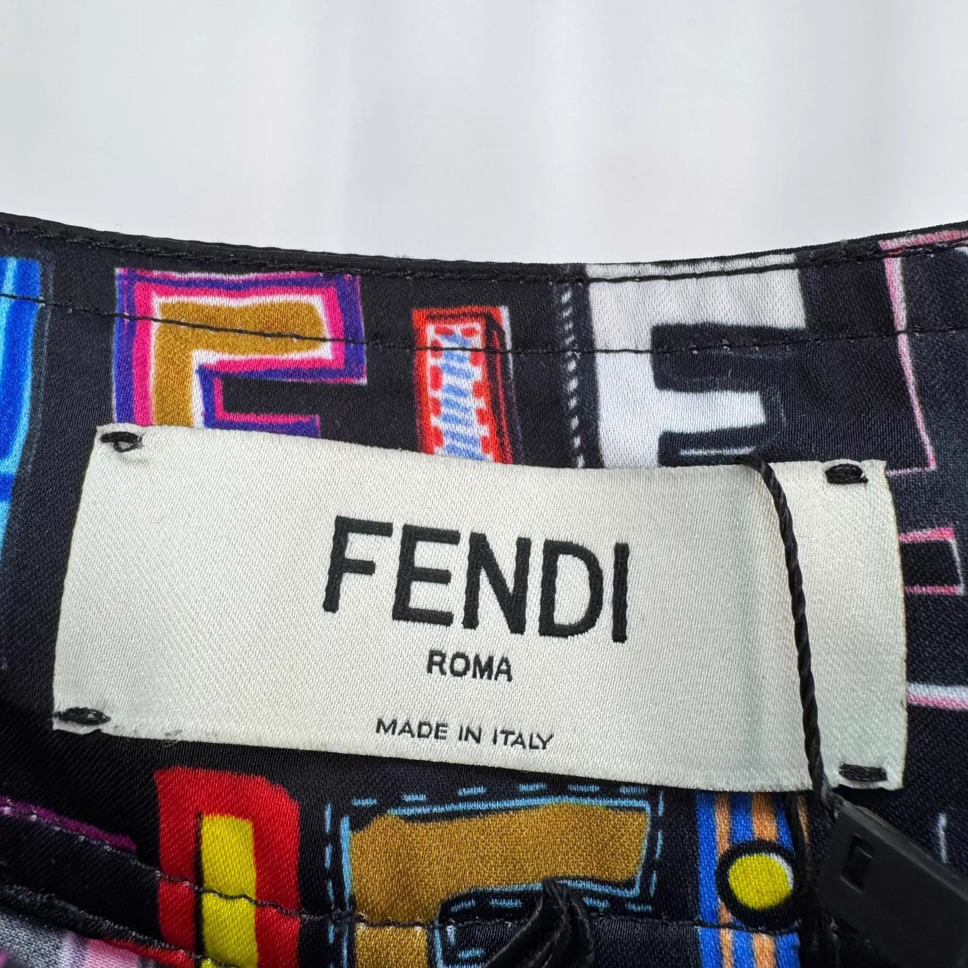Fendi Fendi FF color all over print casual pants 40 Size 27" / US 4 / IT 40 - 5 Thumbnail