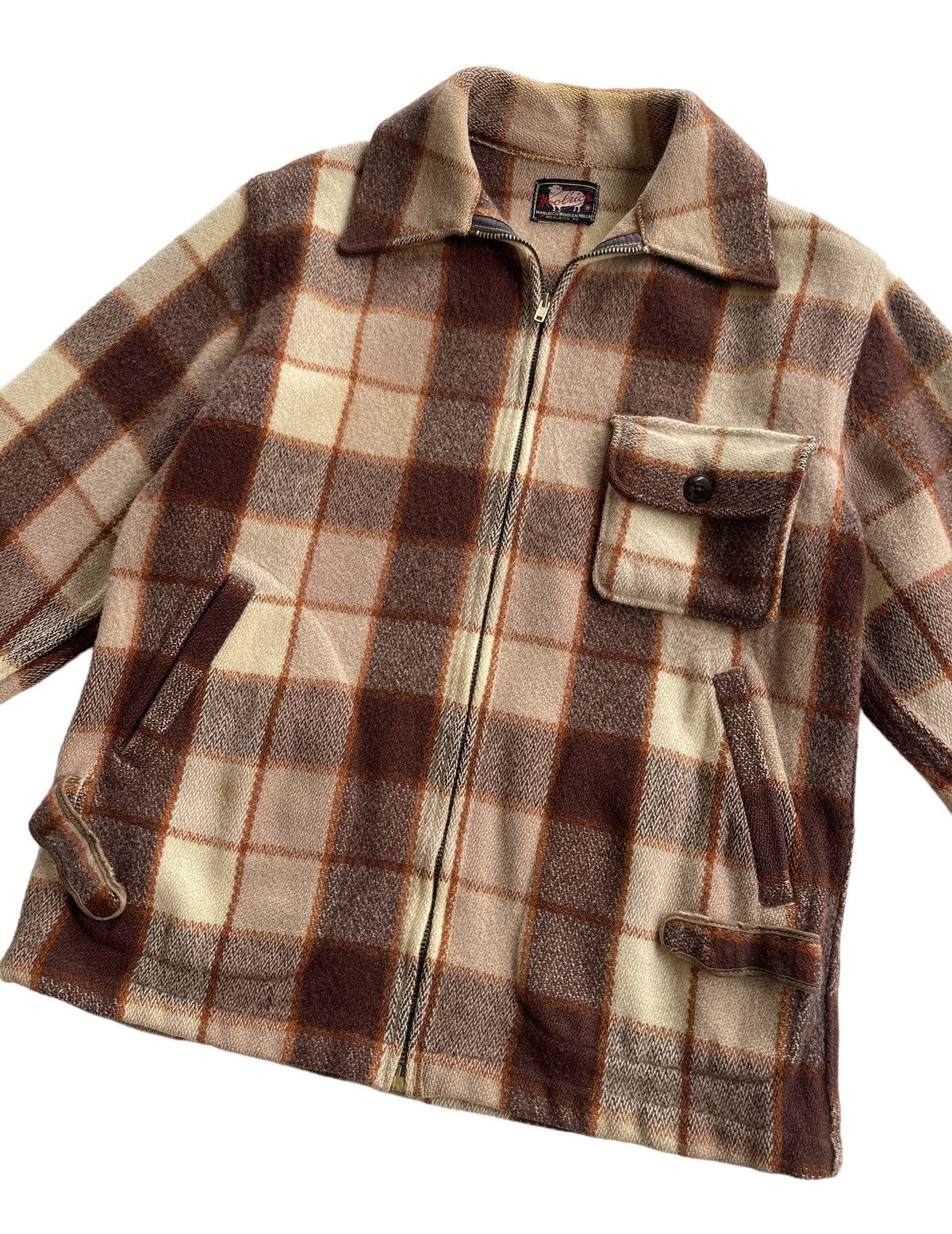 Woolrich Woolen Mills RARE!!! Vintage 40s Woolrich Wool Tartan Jacket Size US S / EU 44-46 / 1 - 9 Thumbnail