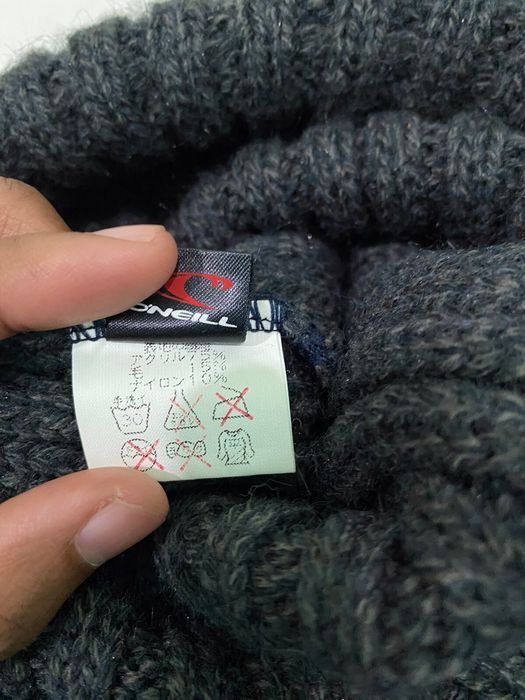 O'Neill × Vintage Oneill Knit Beanie Hat Size ONE SIZE - 5 Thumbnail