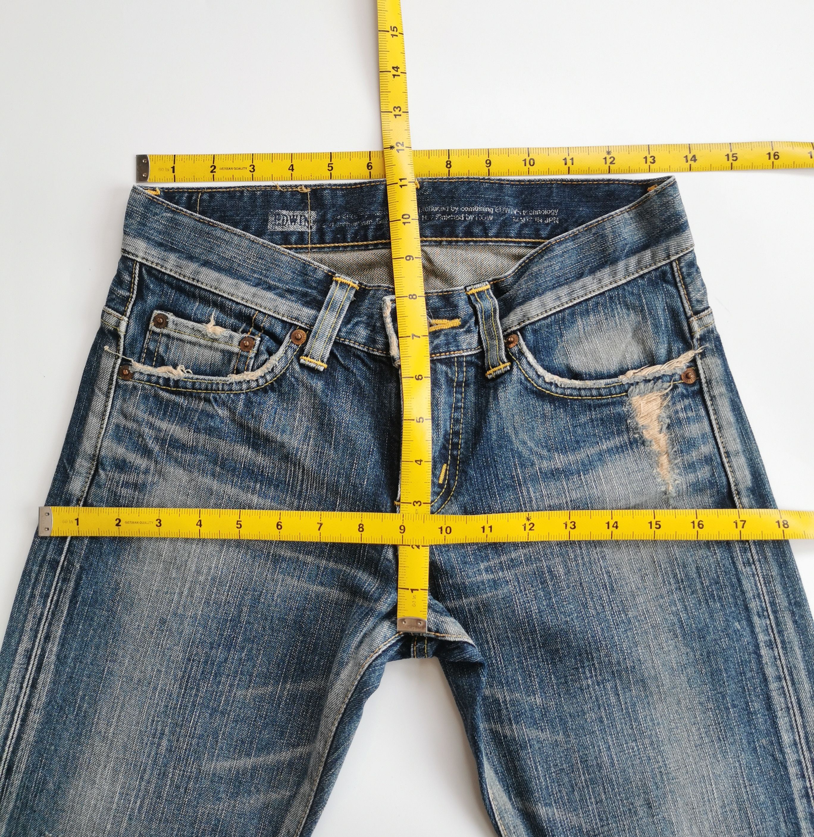 Tornado Mart EDWIN bootcut jeans Size 27" / US 4 / IT 40 - 8 Thumbnail