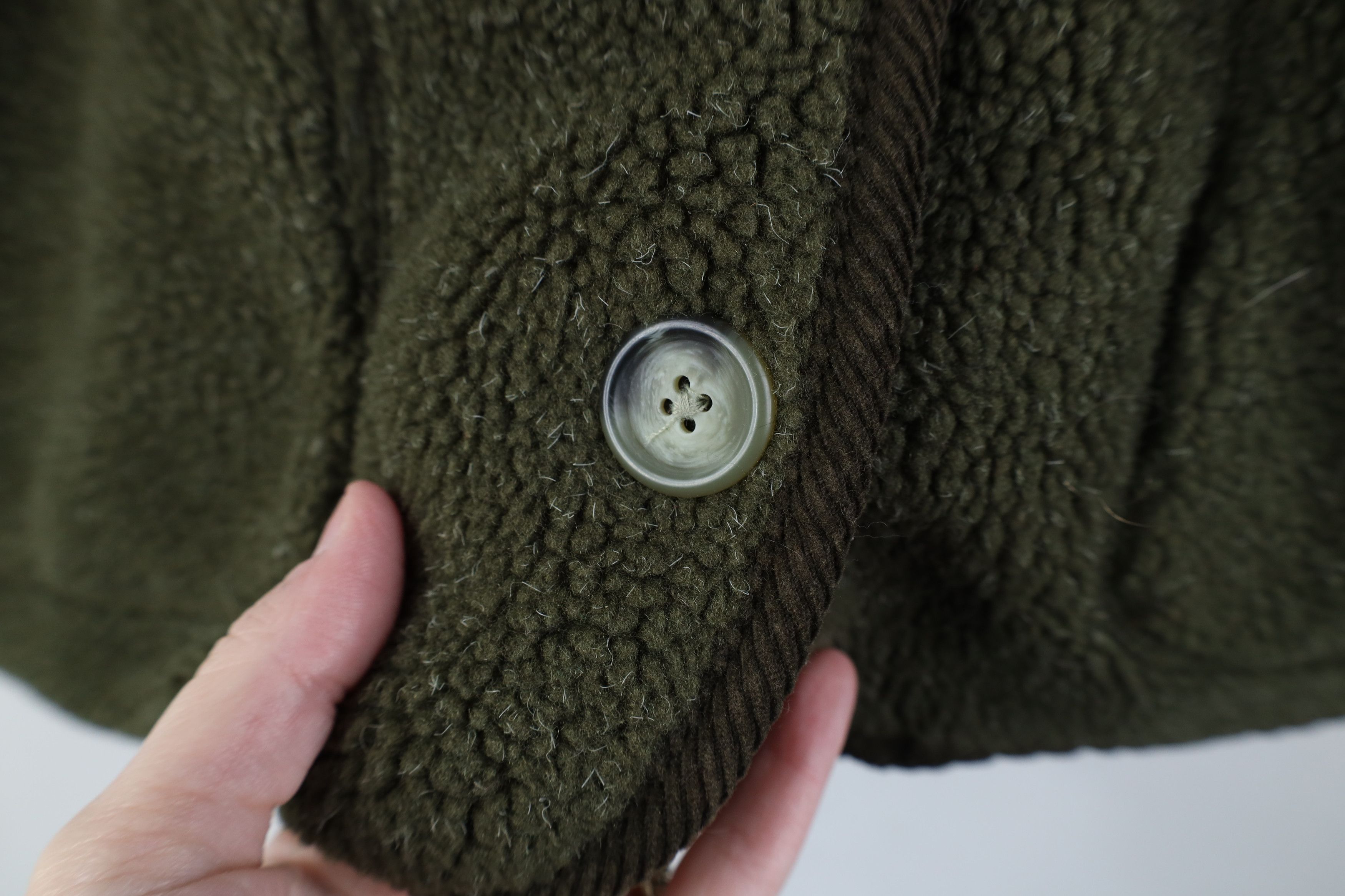 Vintage Vintage 90s Streetwear Collar Deep Pile Fleece Vest Jacket Size L / US 10 / IT 46 - 7 Thumbnail