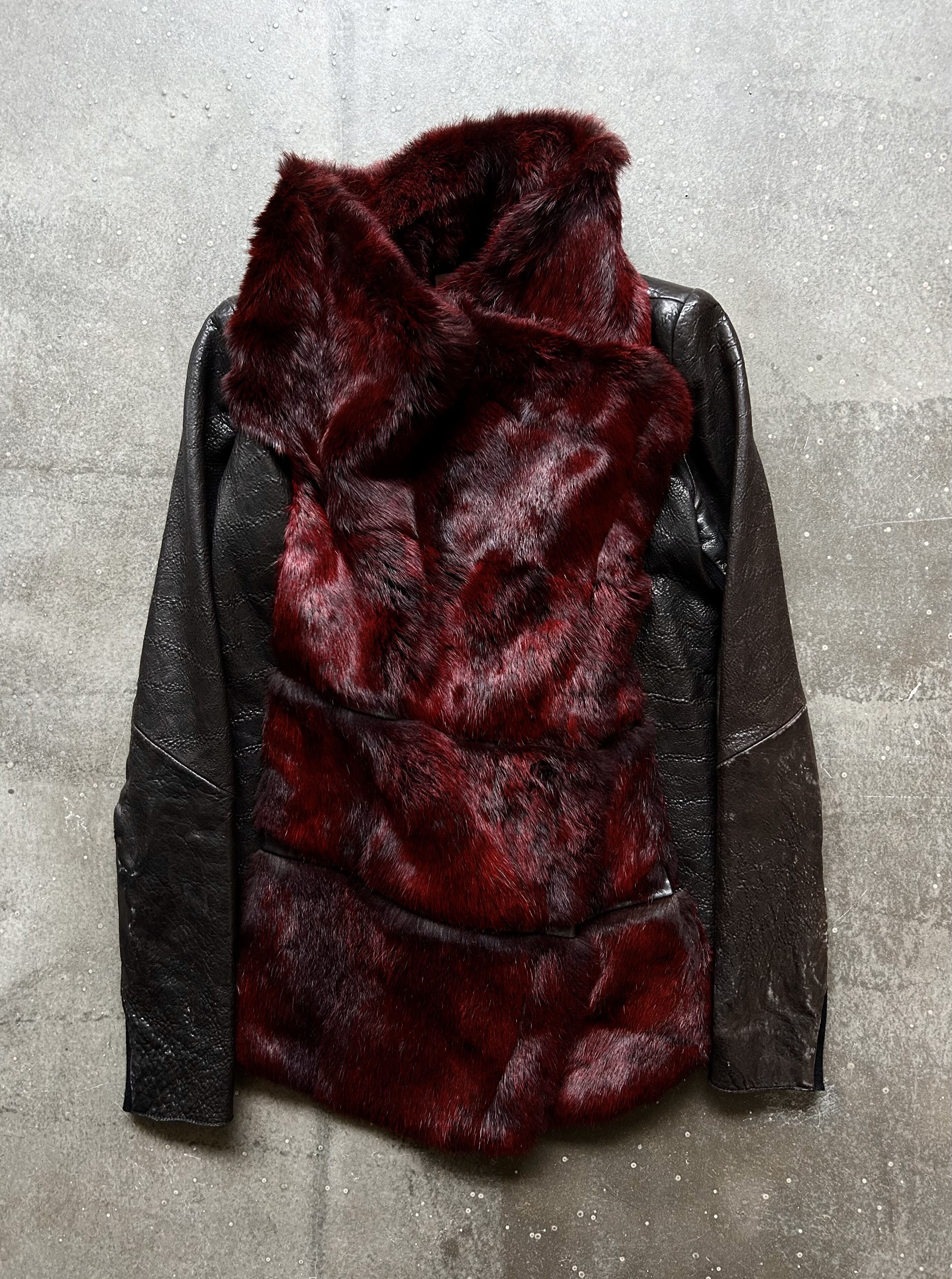 Helmut Lang Helmut Lang Fur Jacket 2012 Collection Size US S / EU 44-46 / 1 - 1 Thumbnail