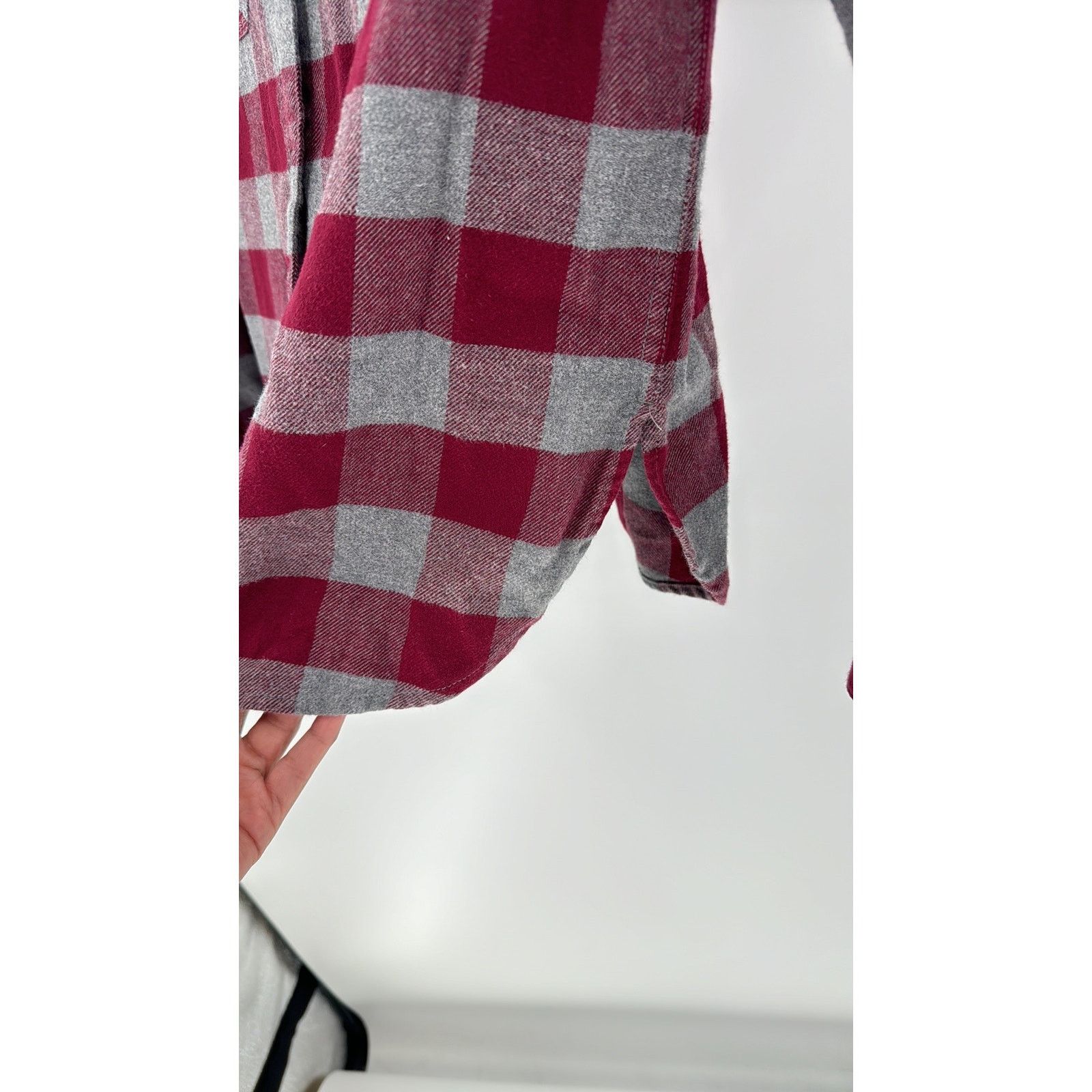 Pendleton Pendleton red gray plaid flannel 100% cotton button down Size US S / EU 44-46 / 1 - 6 Thumbnail