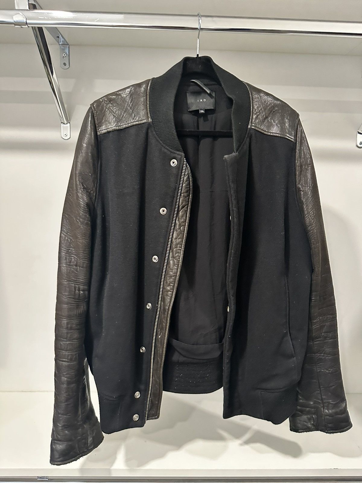 Iro Iro Mens Leather Jacket Size US XXL / EU 58 / 5 - 5 Thumbnail