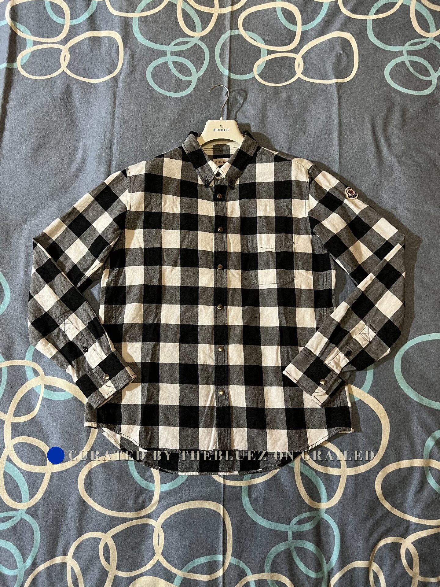 Moncler Moncler Classic Cotton Check Casual Shirt Size US XL / EU 56 / 4 - 1 Thumbnail