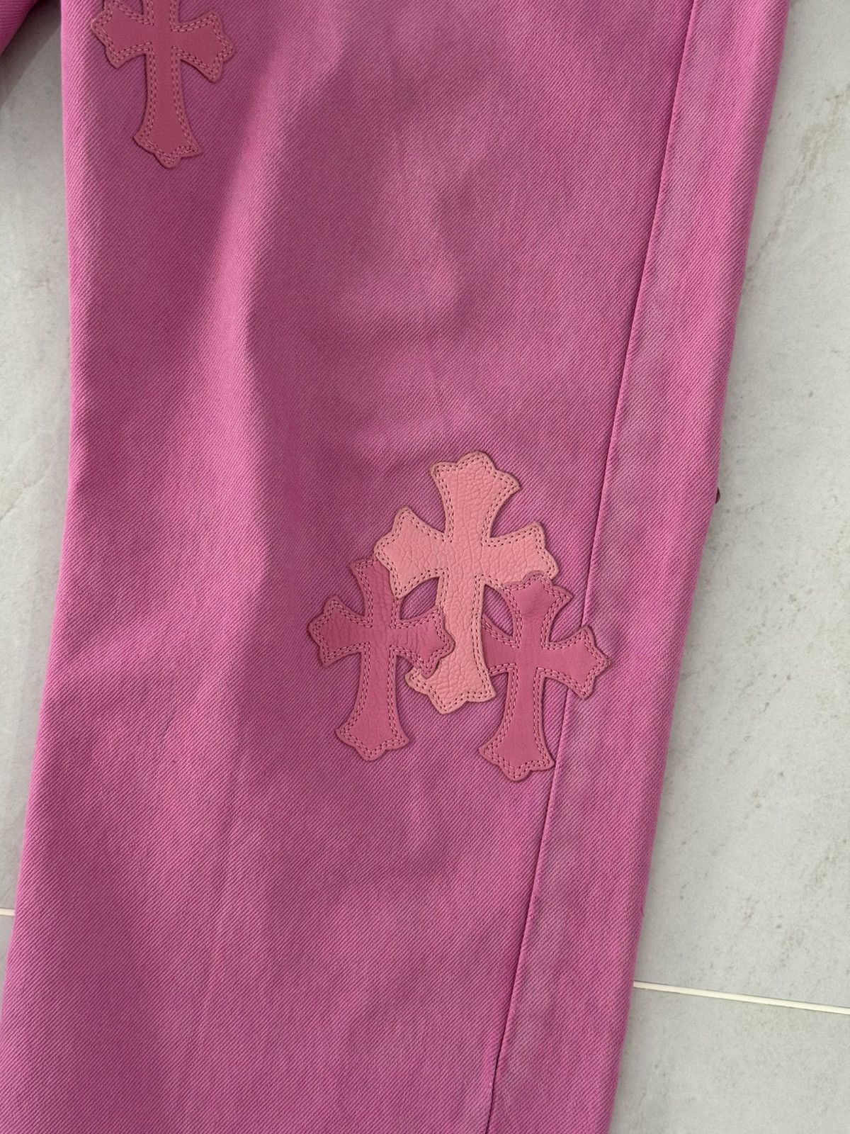 Chrome Hearts Chrome Hearts Pink Sex Record Levis 501 Baggy Sz.34 Size US 34 / EU 50 - 3 Thumbnail