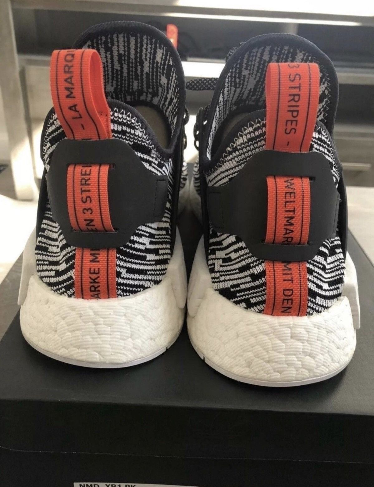 Adidas ADIDAS NMD XR1 Glitch Camo White Core Black Solar Red Sz 12 Size US 12 / EU 45 - 7 Thumbnail