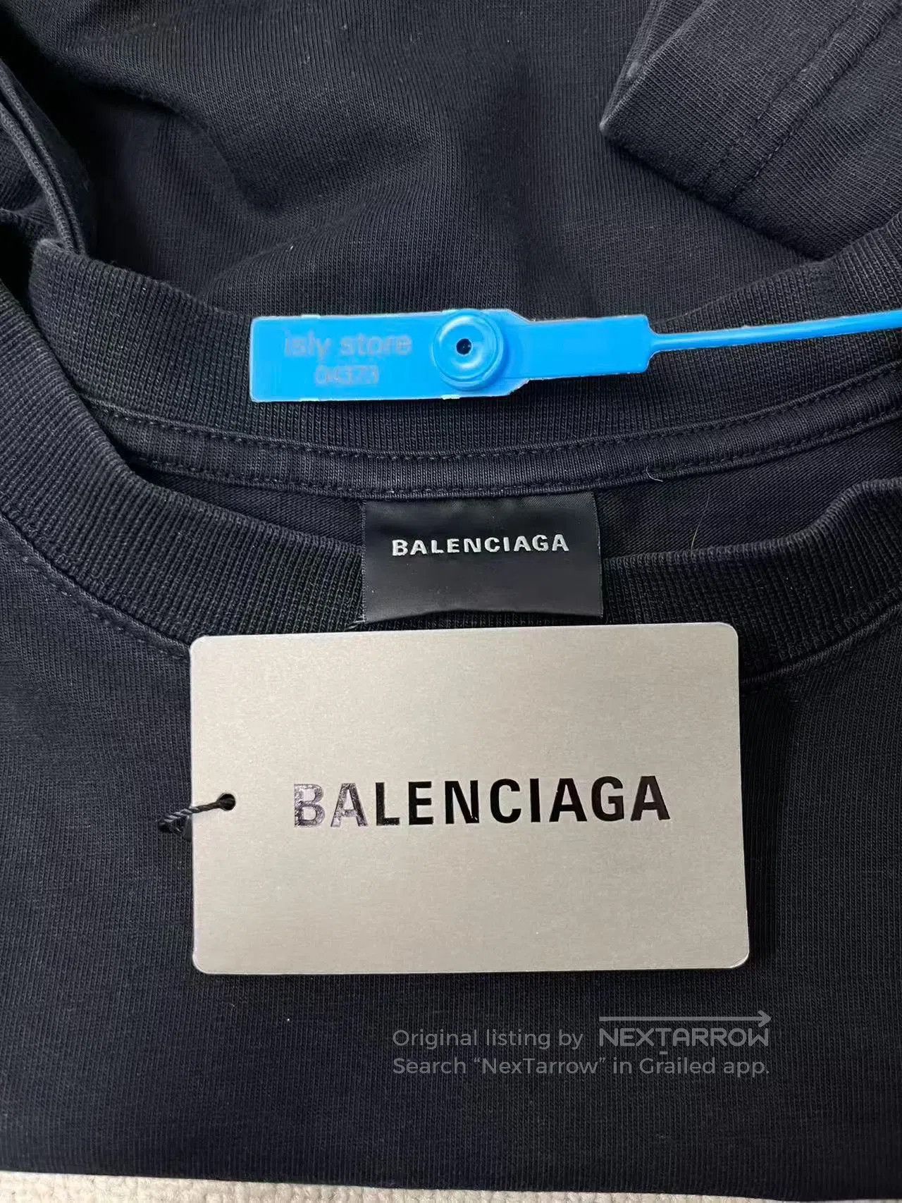 Balenciaga Balenciaga Men's Logo Print Round Neck T-shirt. Size US XS / EU 42 / 0 - 4 Thumbnail