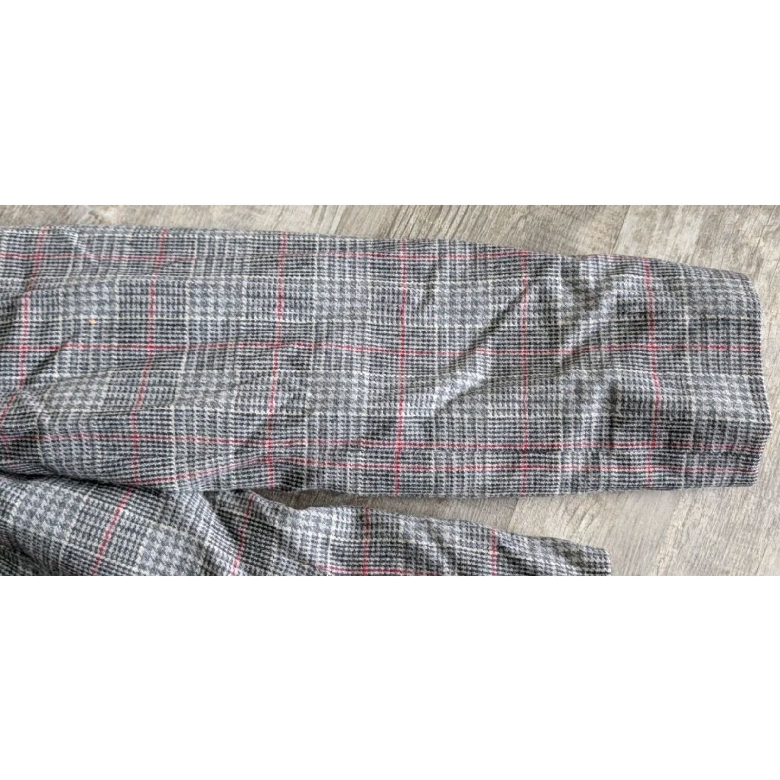 Pendleton Pendleton Blazer Women 6 Gray Wool Plaid Lined Pockets Button Twill USA Workwear Formal Casual Womens Size M / US 6-8 / IT 42-44 - 4 Thumbnail