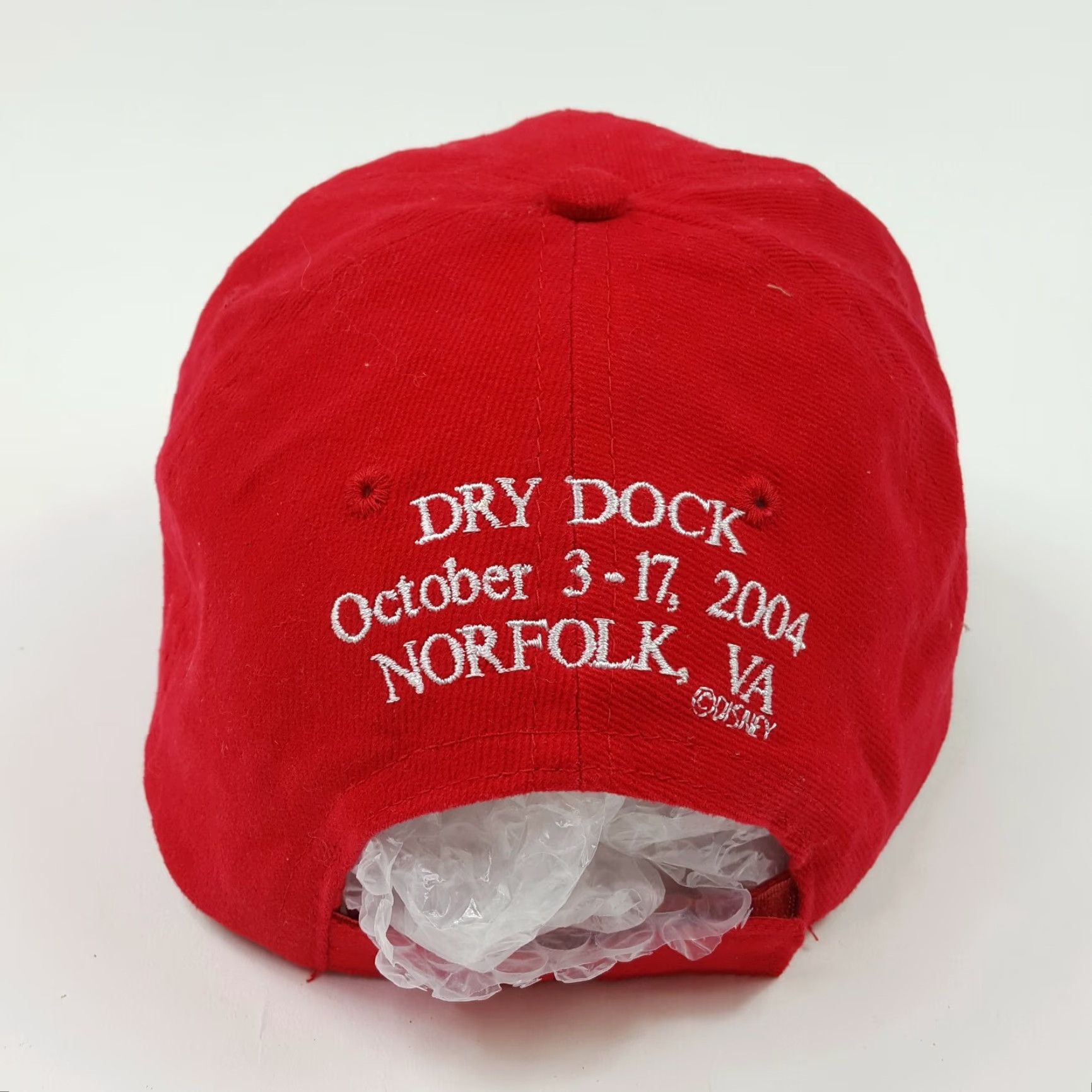 Disney VINTAGE Disney World Hat Snapback Baseball Cap Mickey Mouse Cartoon Red Adjustable Embroidered 2000s Y2K Headmaster, Inc Mens Hat Size ONE SIZE - 5 Thumbnail