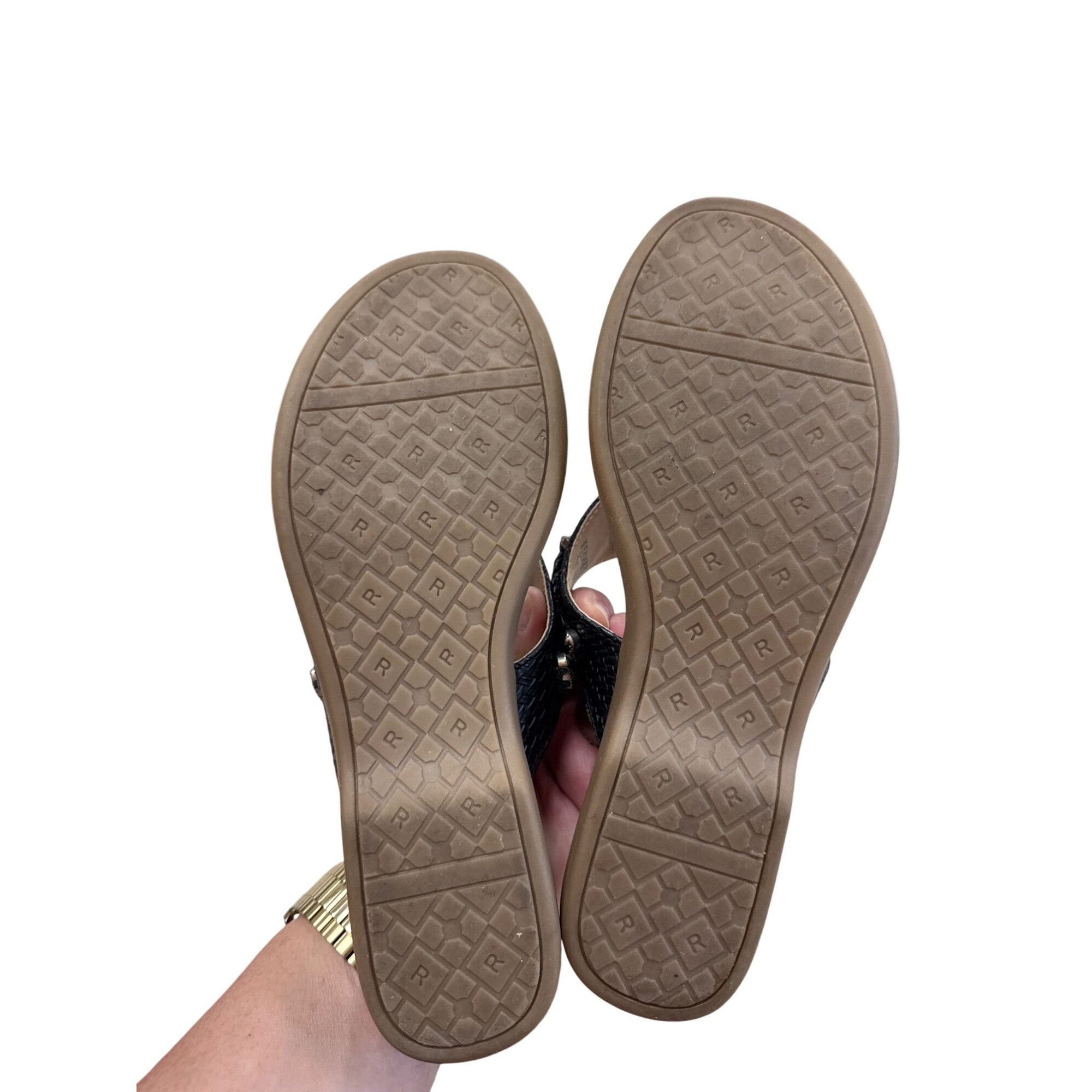 Other Rialto Womens Black Bejeweled Slip-On Sandals Size 7M SKU 82 Size US 7 / IT 37 - 8 Thumbnail