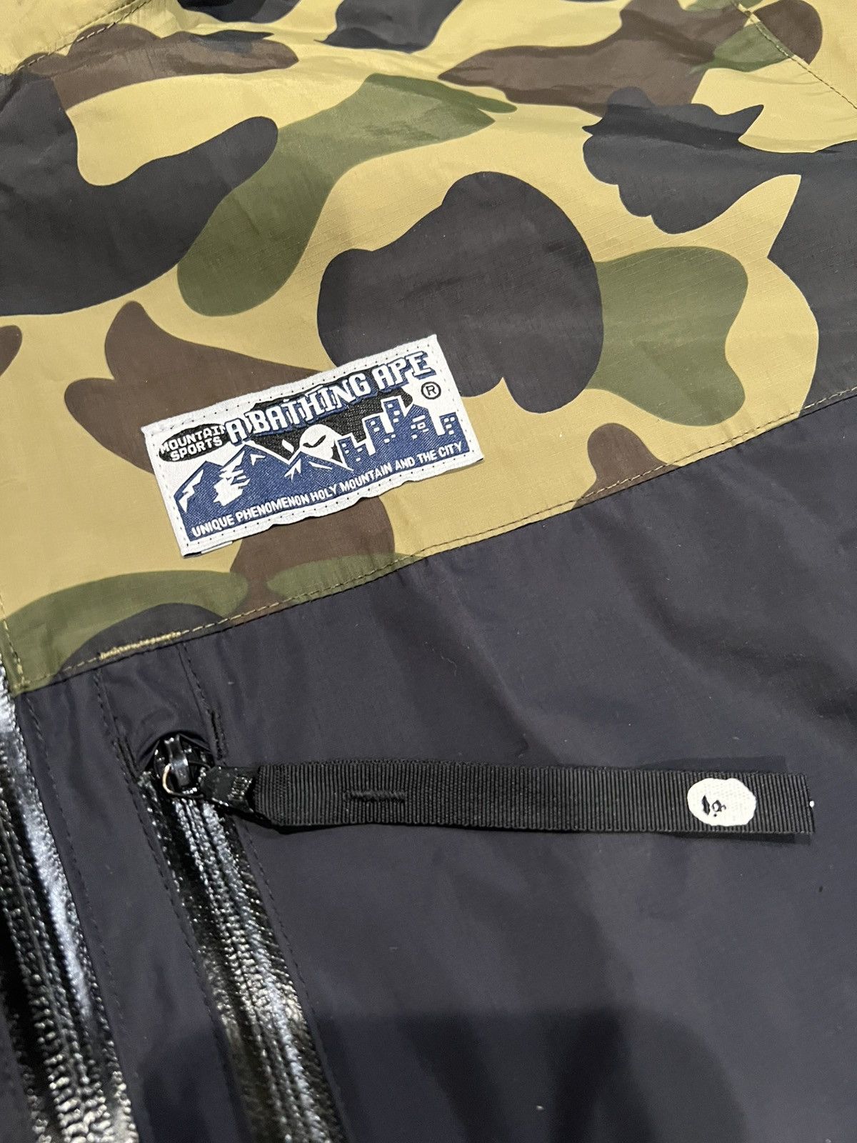 Bape A Bathing Ape Green First Camo Split Windbreaker Size US M / EU 48-50 / 2 - 3 Thumbnail