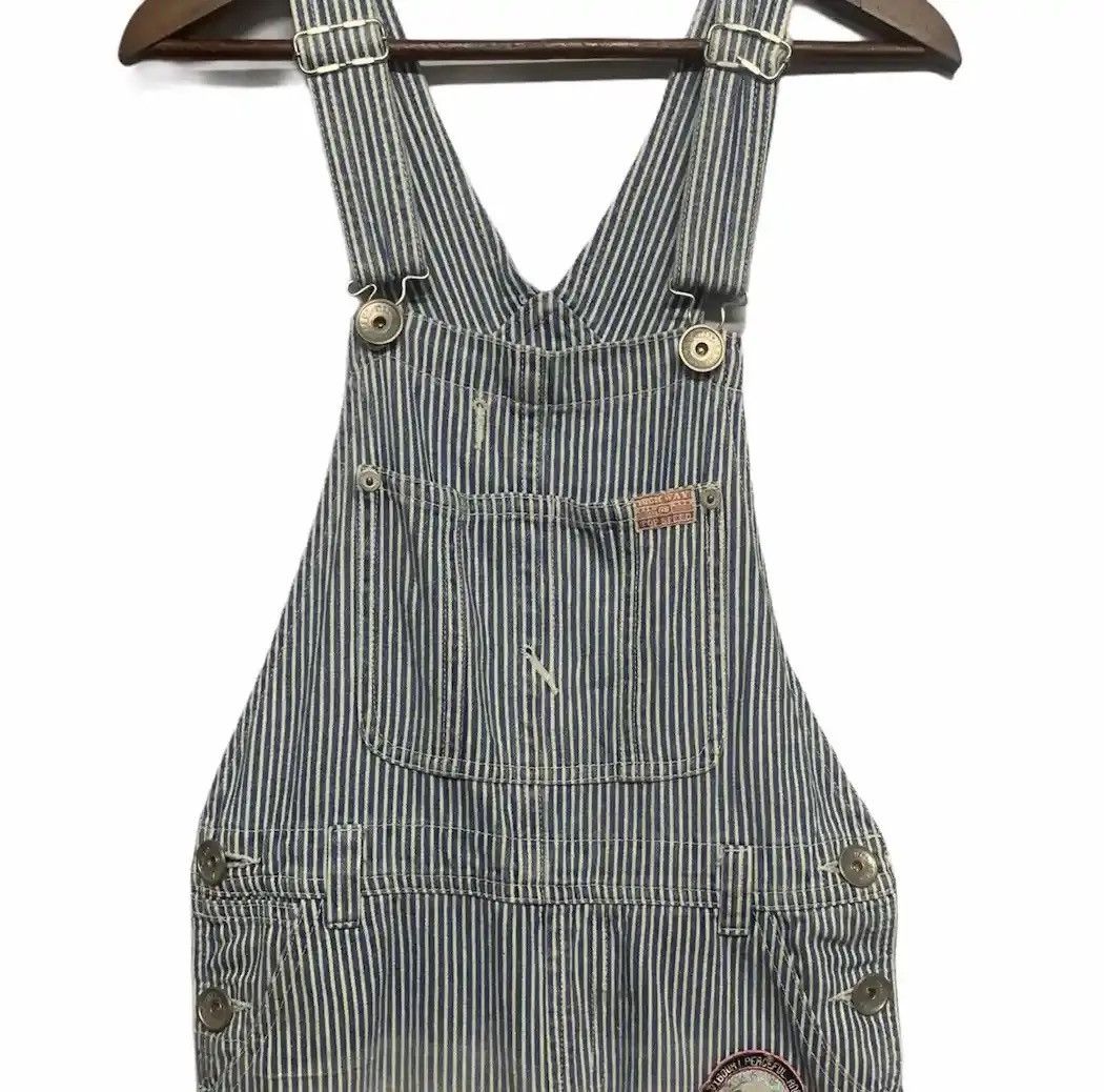 Hysteric Glamour JAPANESE VINTAGE 32x31 TROUSERS HICKORY STRIPED OVERALLS Size US 32 / EU 48 - 2 Thumbnail