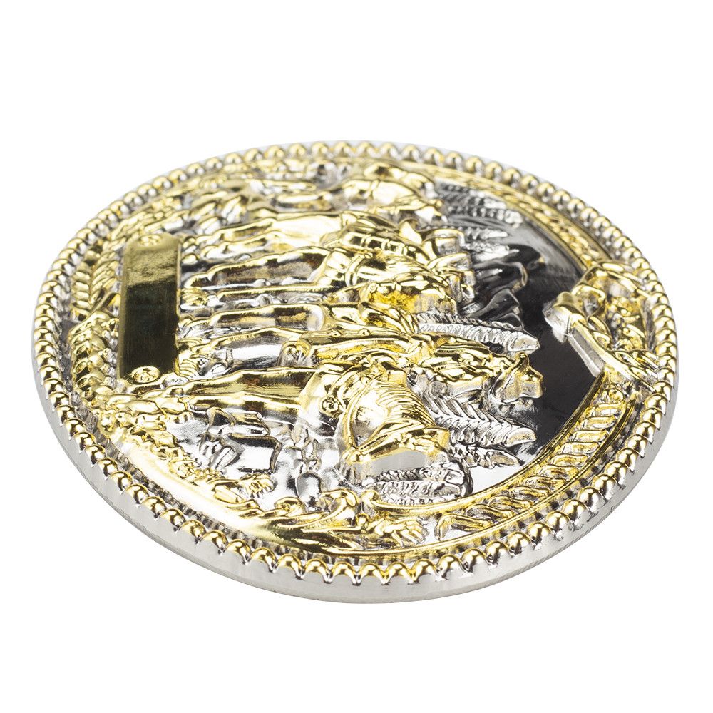 Designer New Design Vintage Belt Riveted Belts Menswear Accessories Size ONE SIZE - 4 Thumbnail