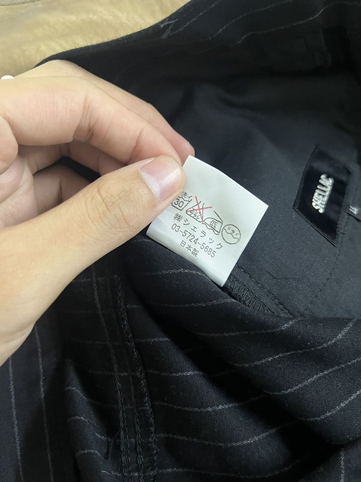 Shellac 2000s Shellac Avant-Garde Stripped Pants Size US 27 - 6 Thumbnail