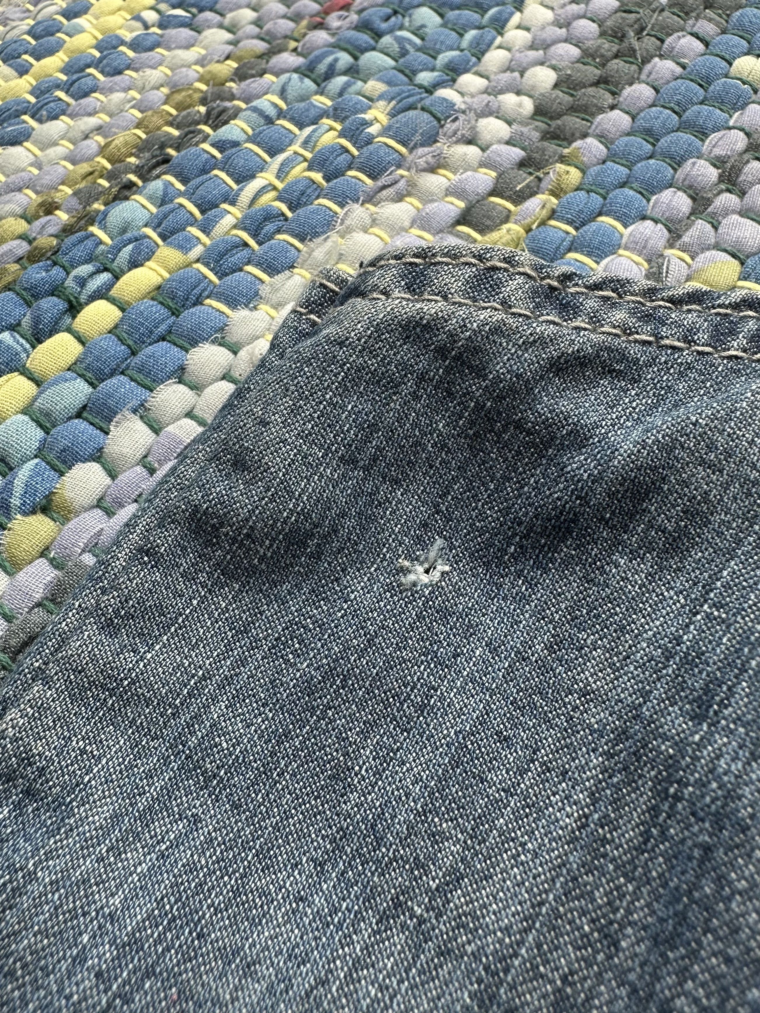 Japanese Brand Vintage Denim Dress With Shoulders Belted A181(281) Size M / US 6-8 / IT 42-44 - 4 Thumbnail