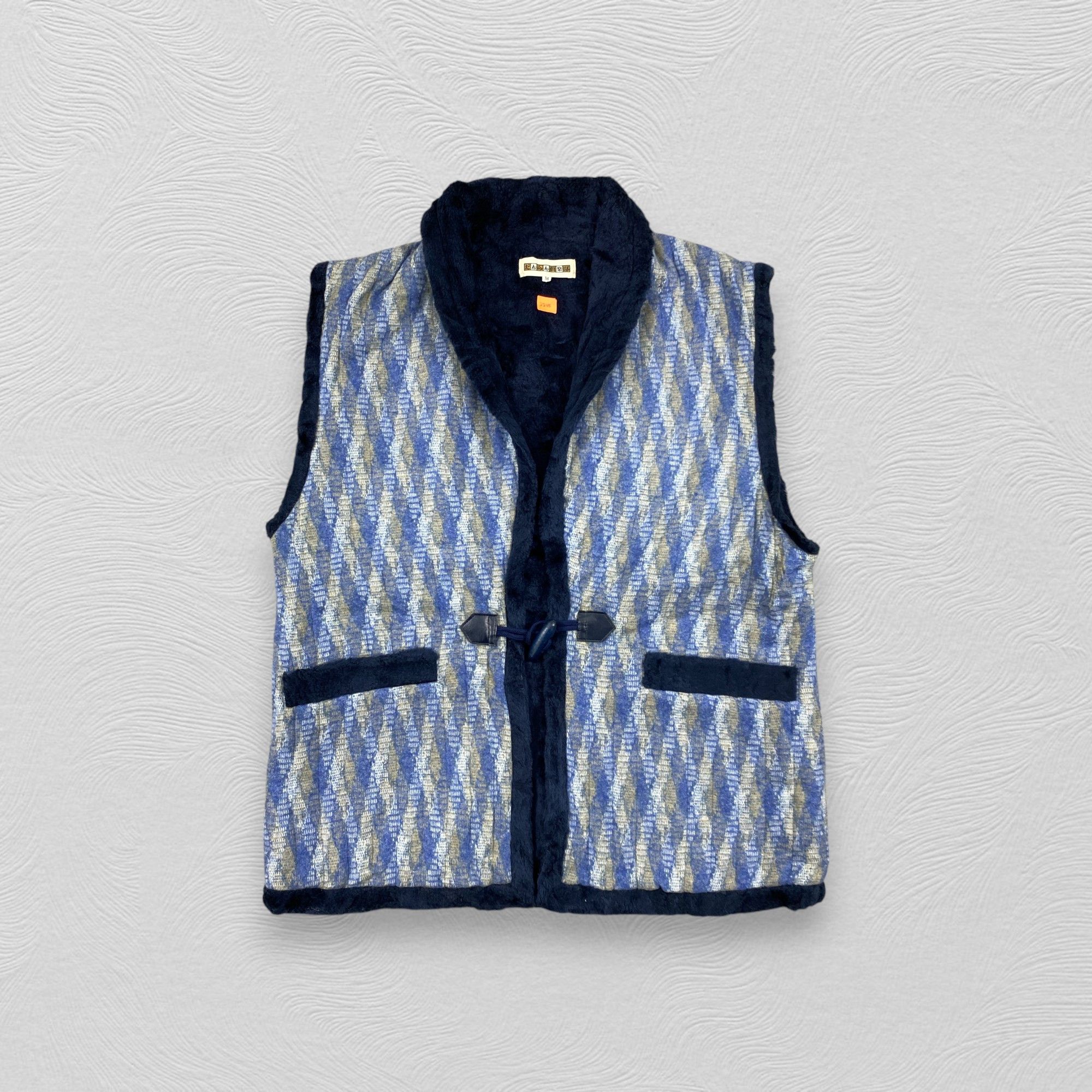 Japanese Brand Vintage Japanese Brand Fleece Vest Jacket -J245 Size US M / EU 48-50 / 2 - 1 Thumbnail