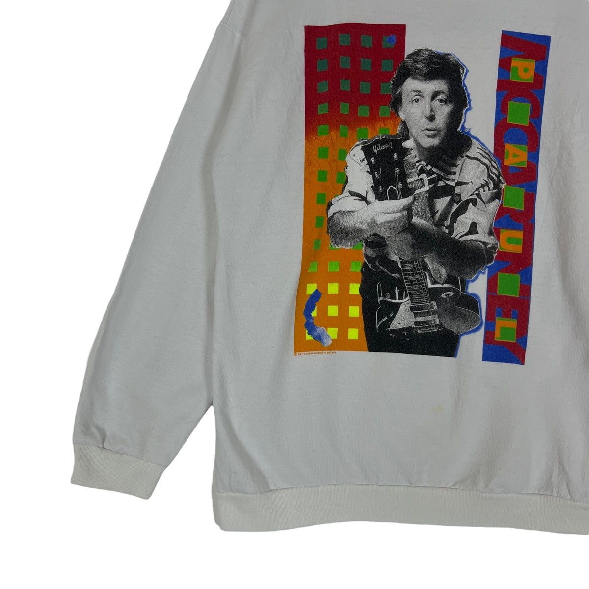Band Tees 🔥VINTAGE 1989 PAUL MCCARTHY WORLD TOUR BROCKUM SWEATSHIRT Size US L / EU 52-54 / 3 - 6 Thumbnail