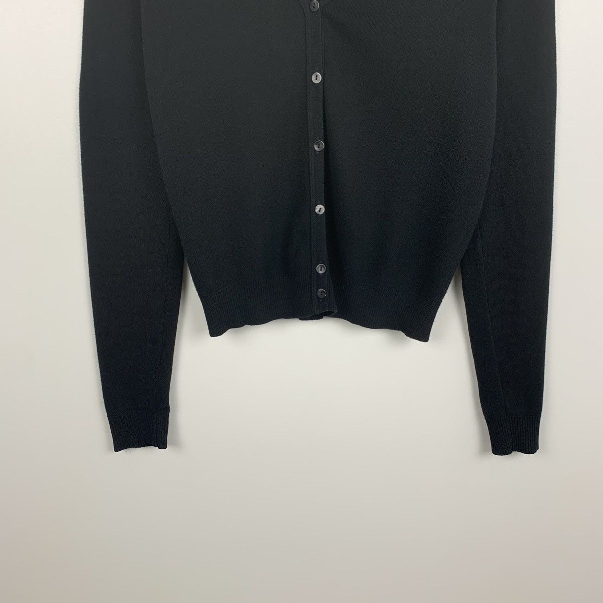 agnes b. Women’s Agnes b. Paris Cotton Cardigan Button Up Avant Garde Size XS / US 0-2 / IT 36-38 - 3 Thumbnail