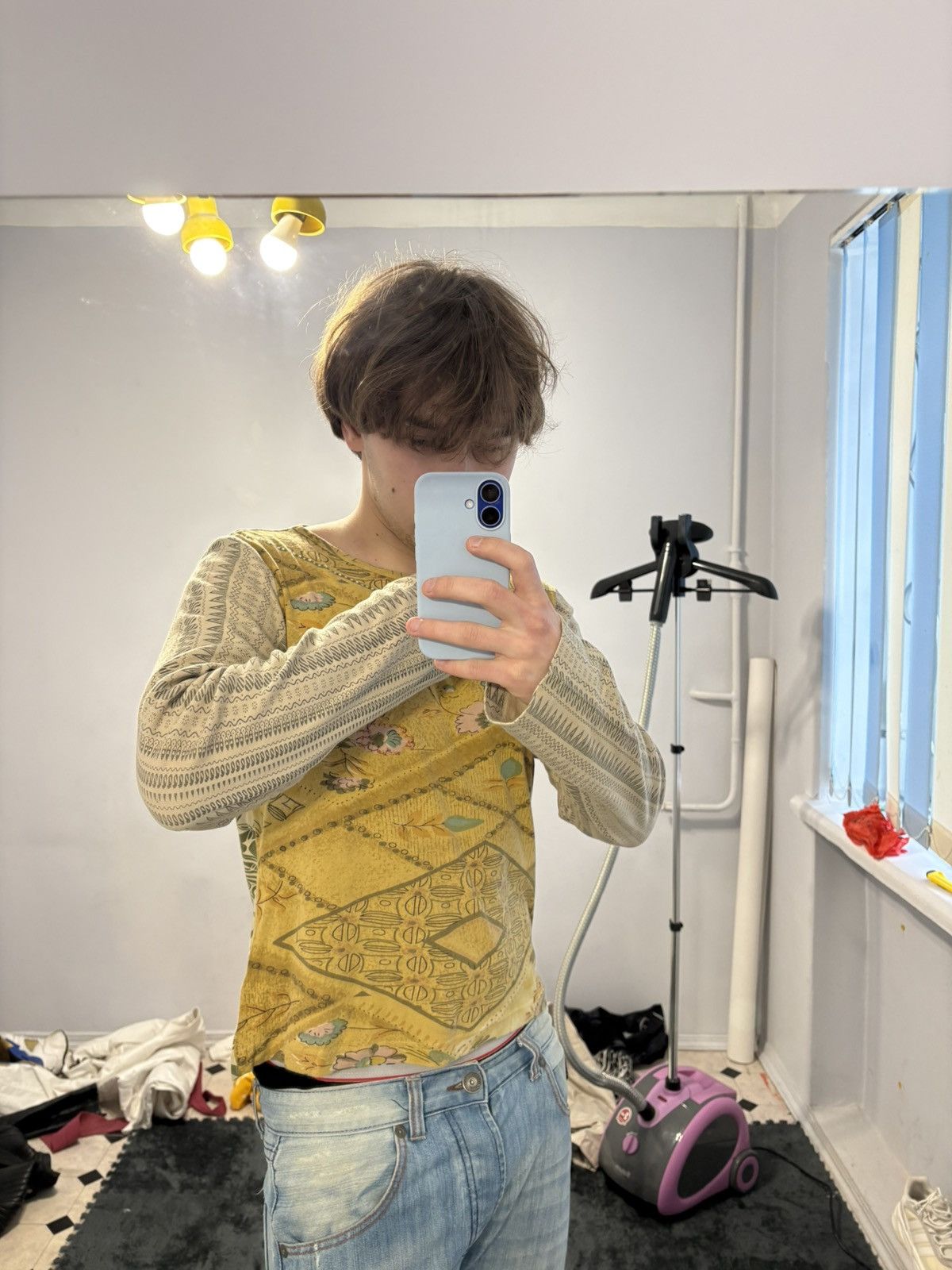 Hysteric Glamour Japan Vintage Floral Y2K LGB Style Longsleeve Size L / US 10 / IT 46 - 8 Thumbnail