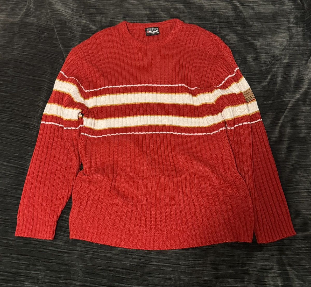 Vintage Red Knit Sweater Size US XL / EU 56 / 4 - 1 Thumbnail