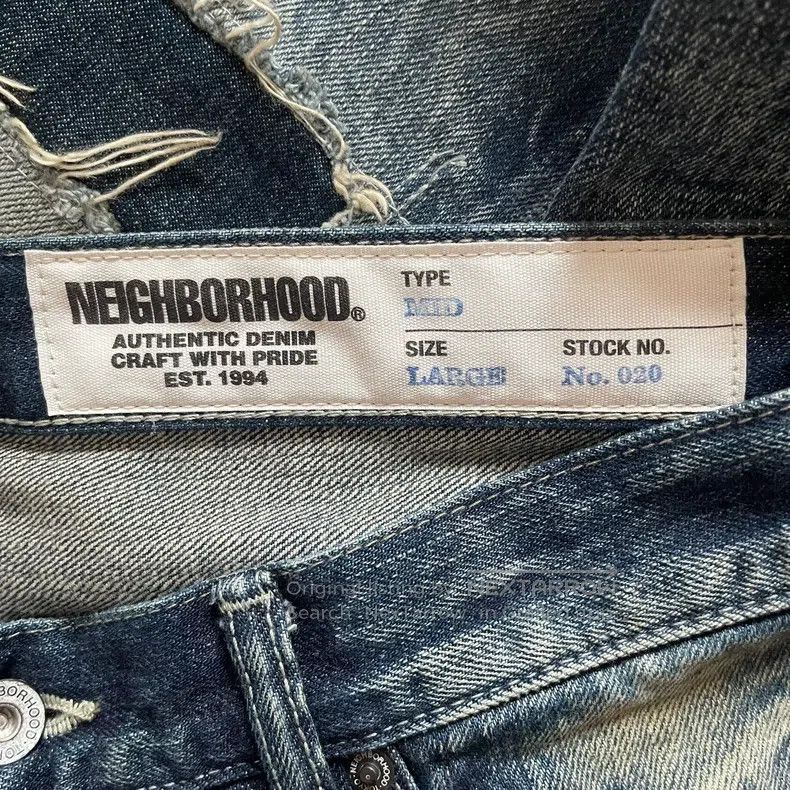 Neighborhood Neighborhood size L 20ss Bullet Savage King Denim Jeans Size US 27 - 5 Thumbnail