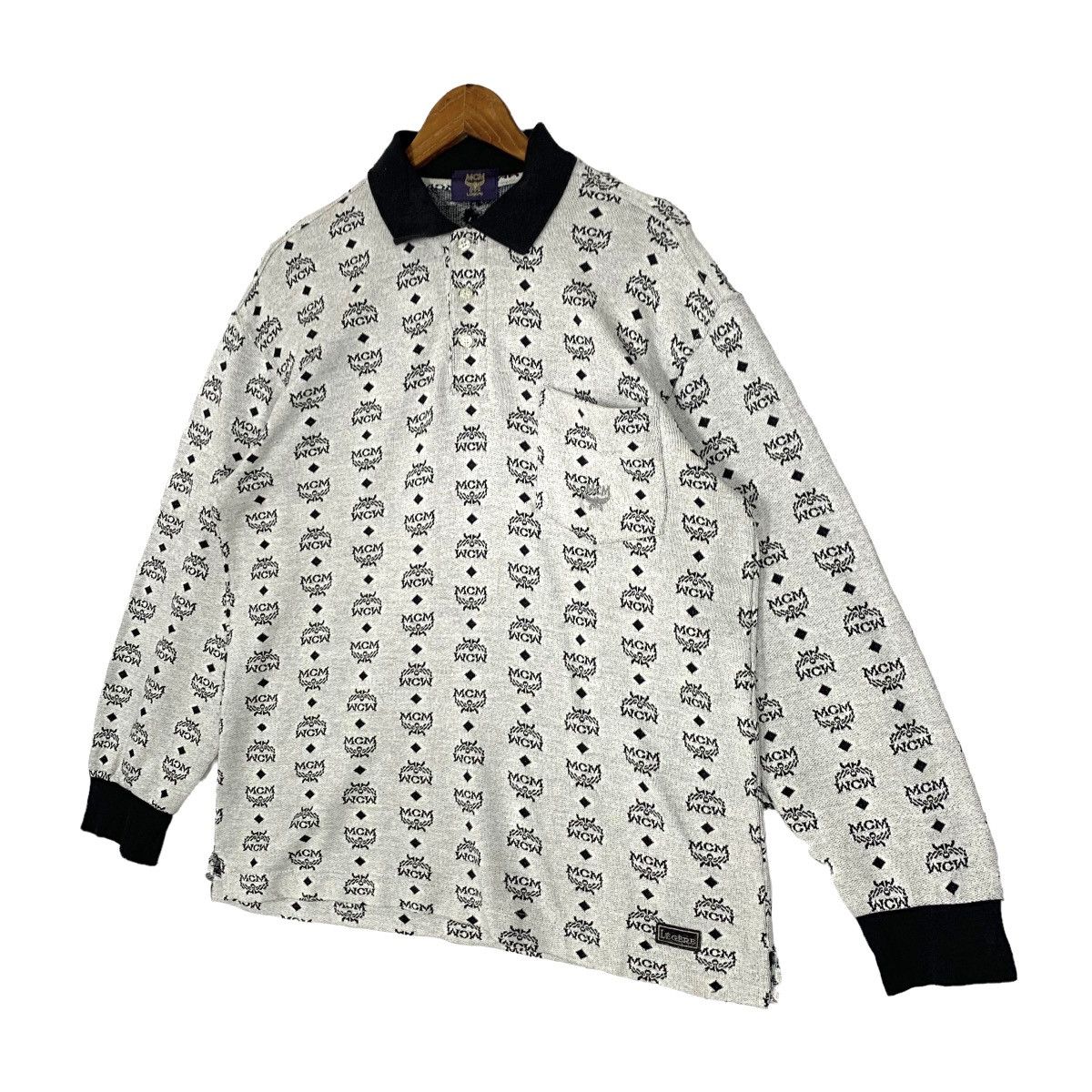 MCM Vintage MCM Legere Full Print Collar Sweatshirt Size M Size US M / EU 48-50 / 2 - 4 Thumbnail