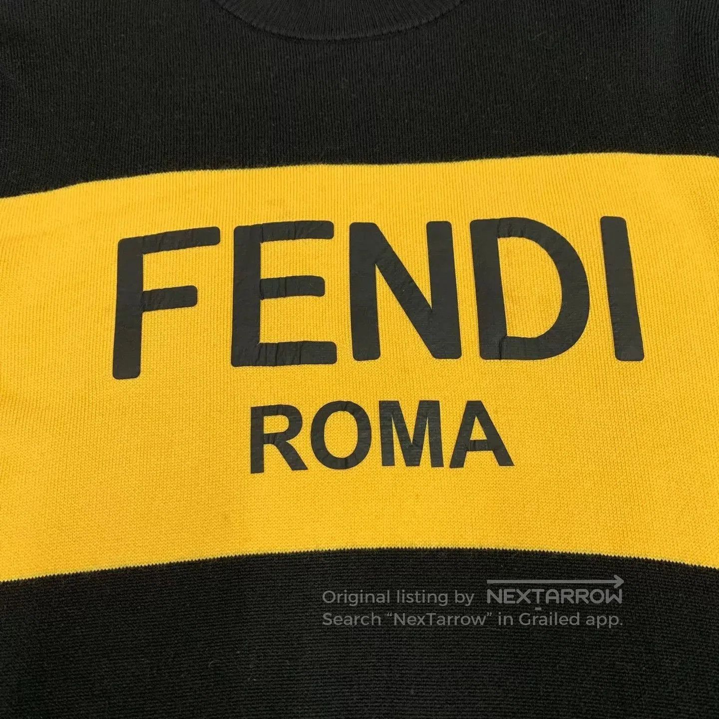 Fendi Multi Color Block Long Sleeve Sweater. Size US L / EU 52-54 / 3 - 6 Thumbnail